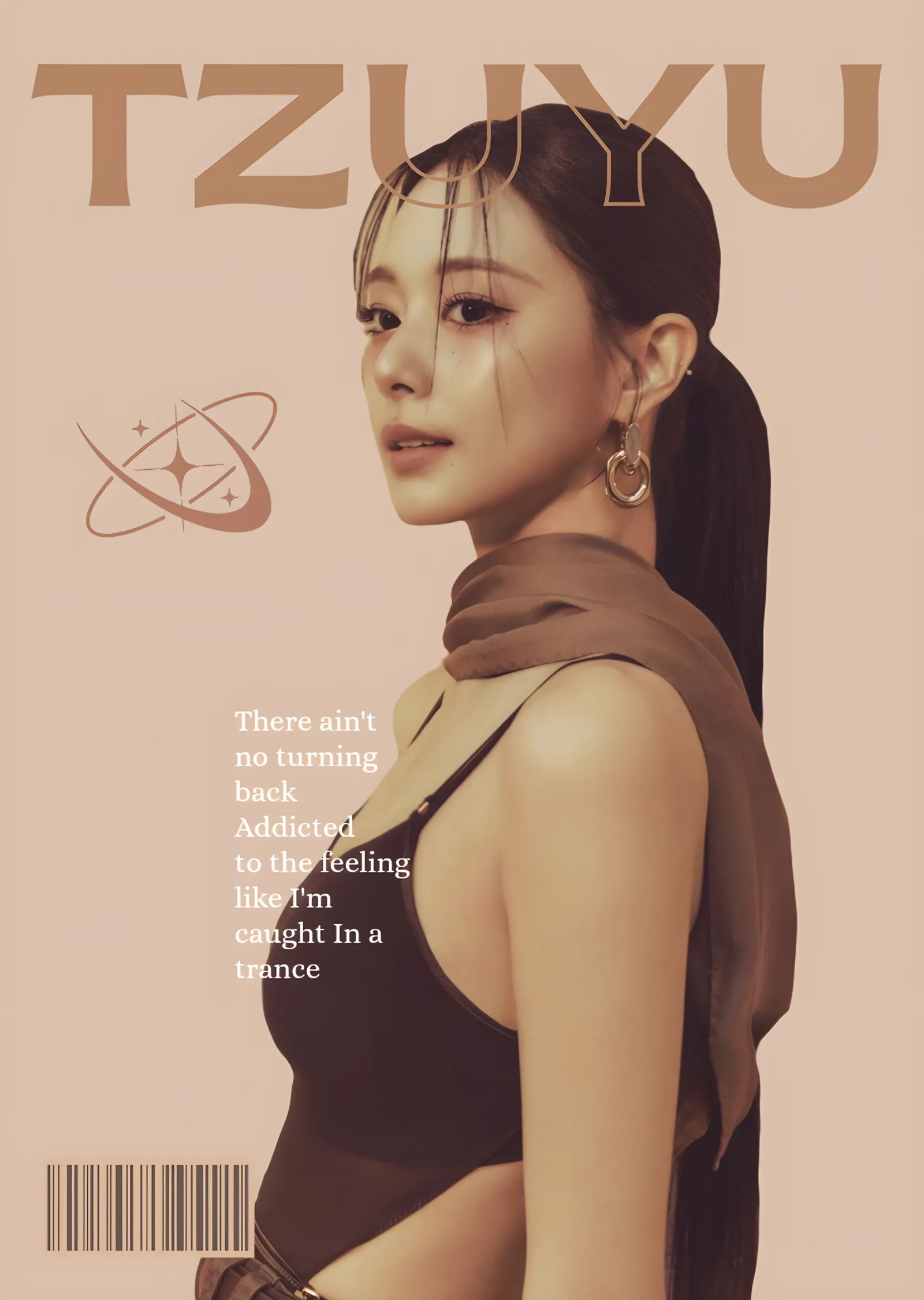 TWICE - Tzuyu metal tablo