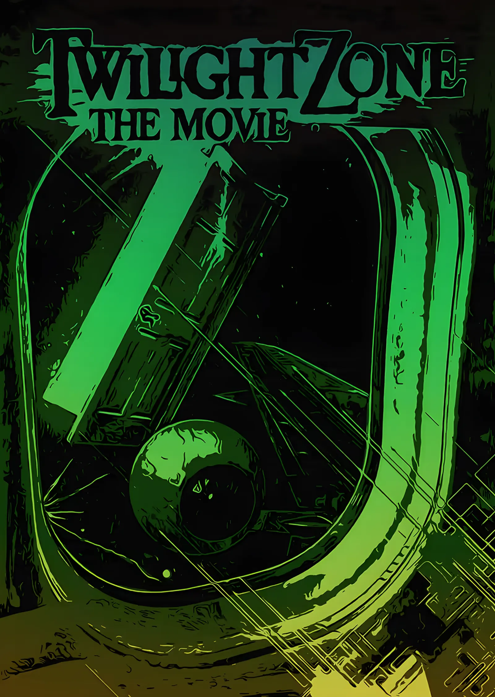 Twilight Zone The Movie metal tablo