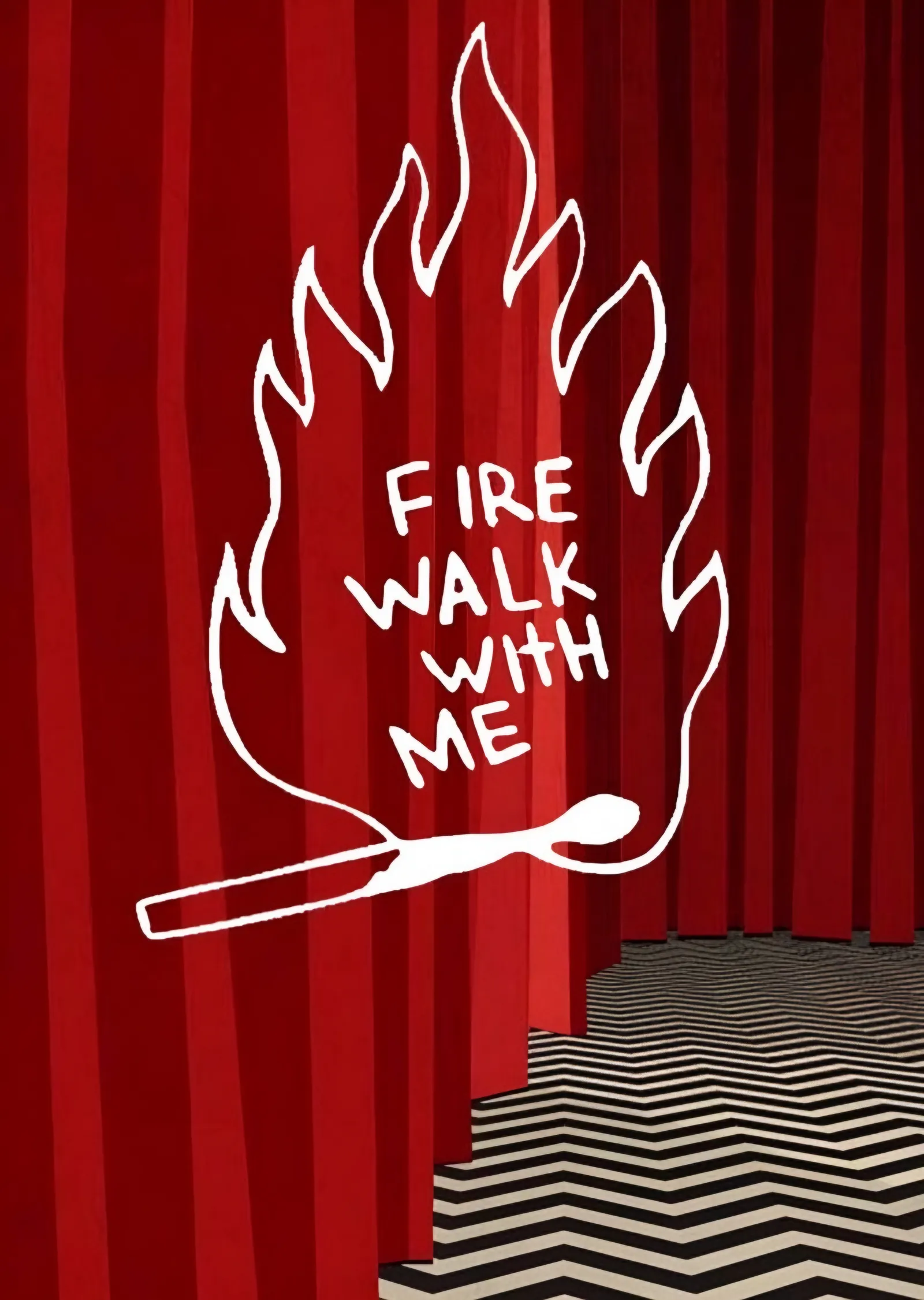 Twin Peaks - Fire Walk With Me Kibrit metal tablo