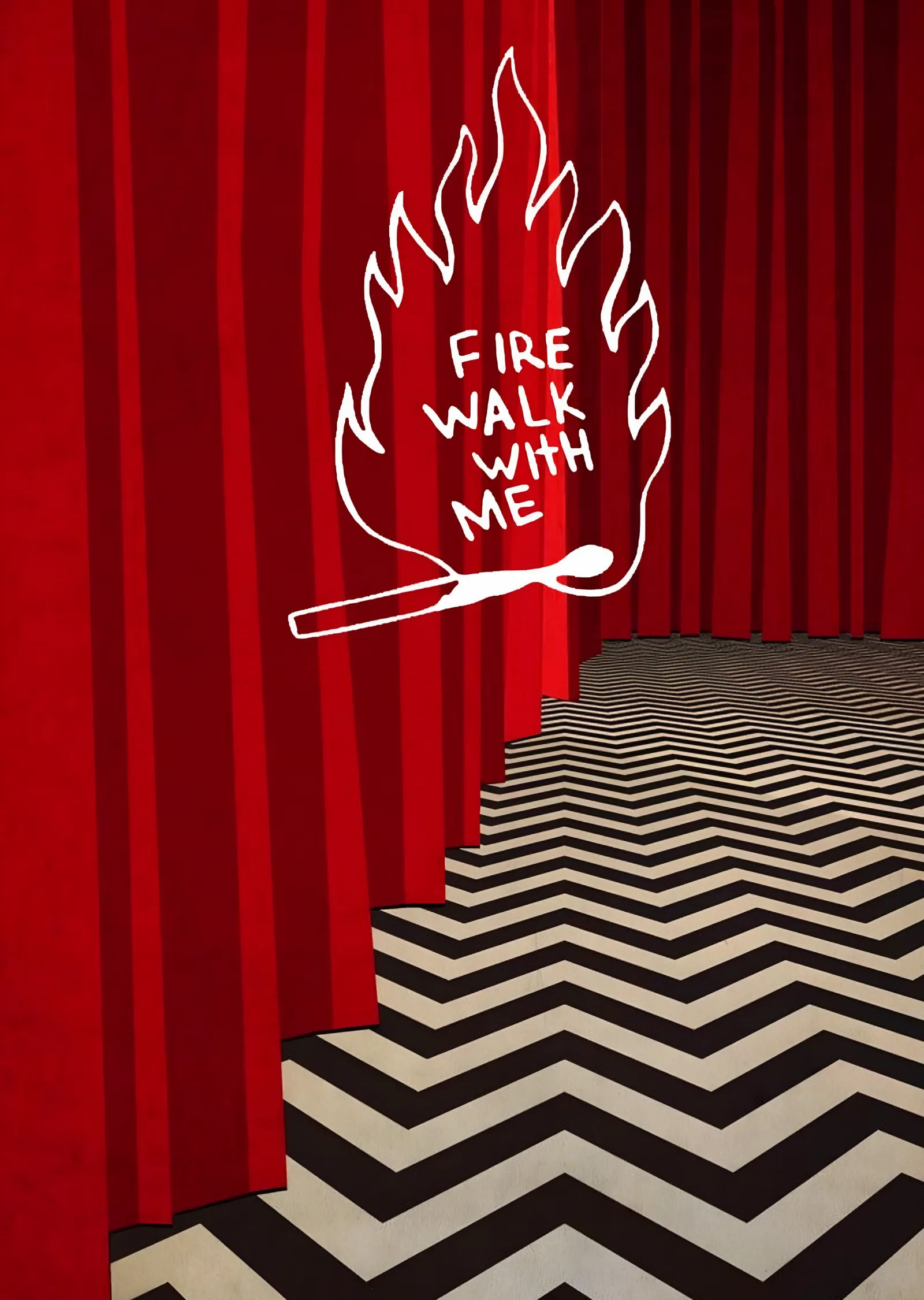 Twin Peaks - Fire Walk With Me metal tablo