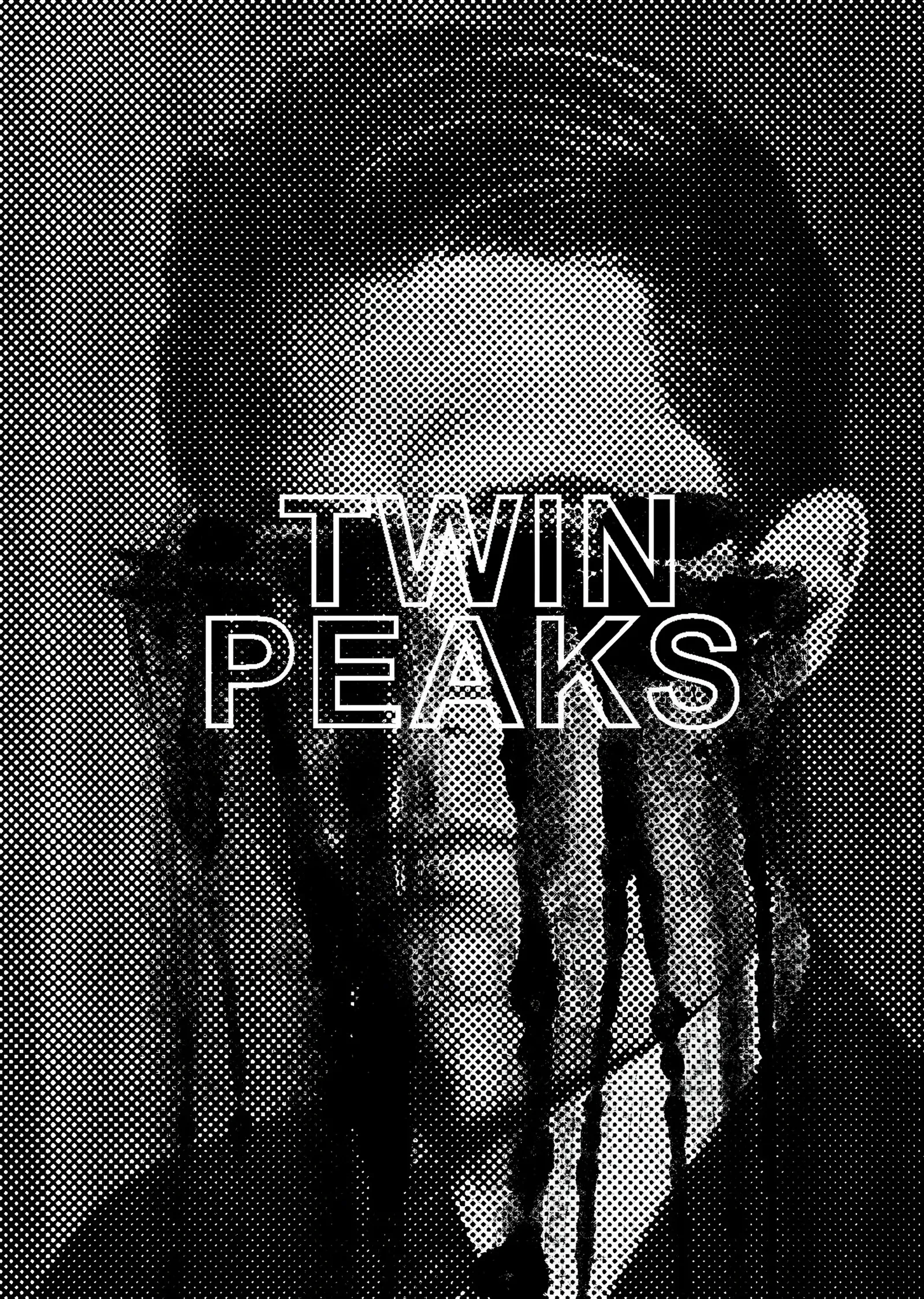 Twin Peaks - Trama Portre metal tablo