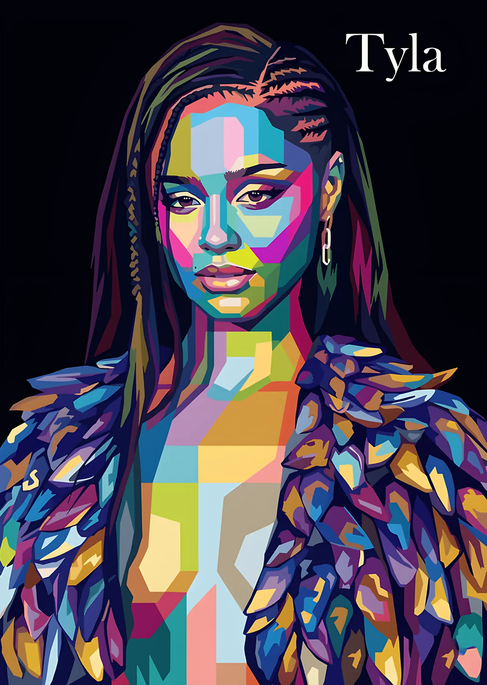 Tyla - Pop Art metal tablo