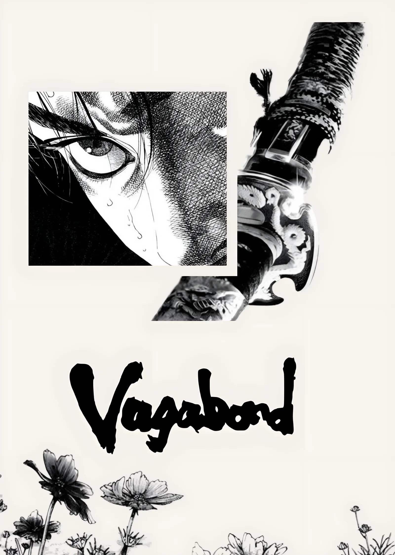 Vagabond: Minimal Kılıç Kapağı metal tablo