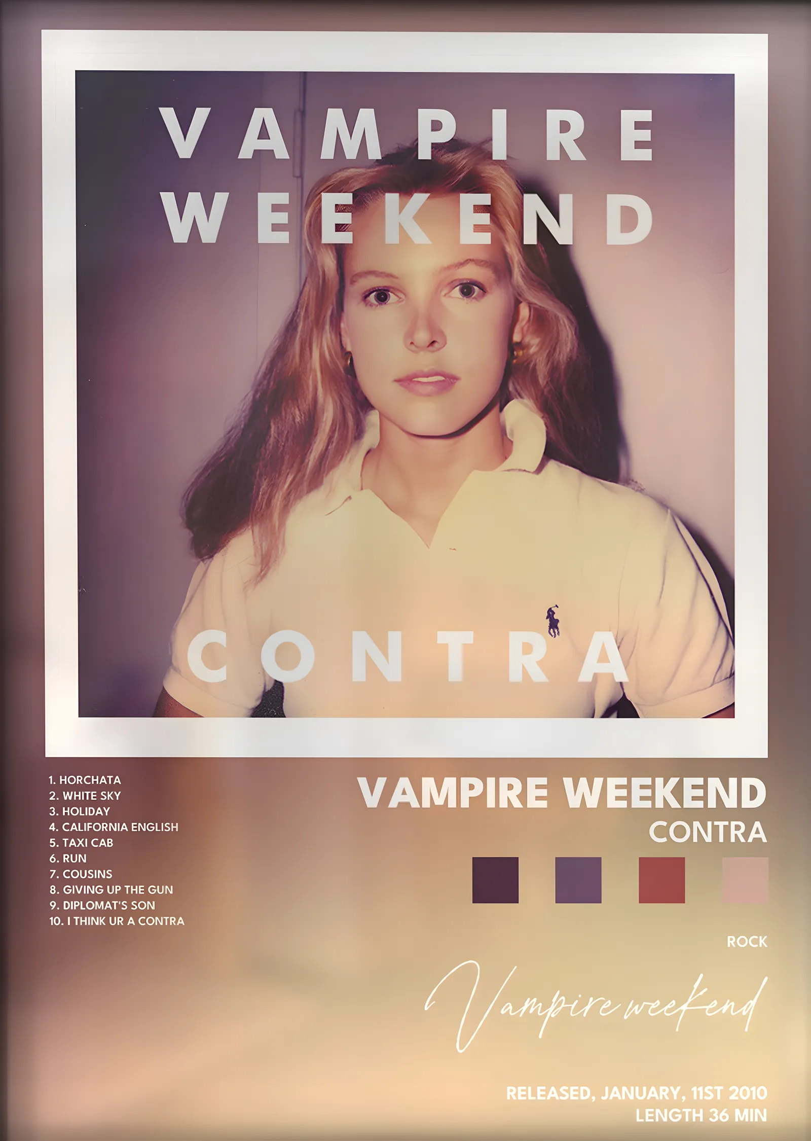 Vampire Weekend: Contra metal tablo