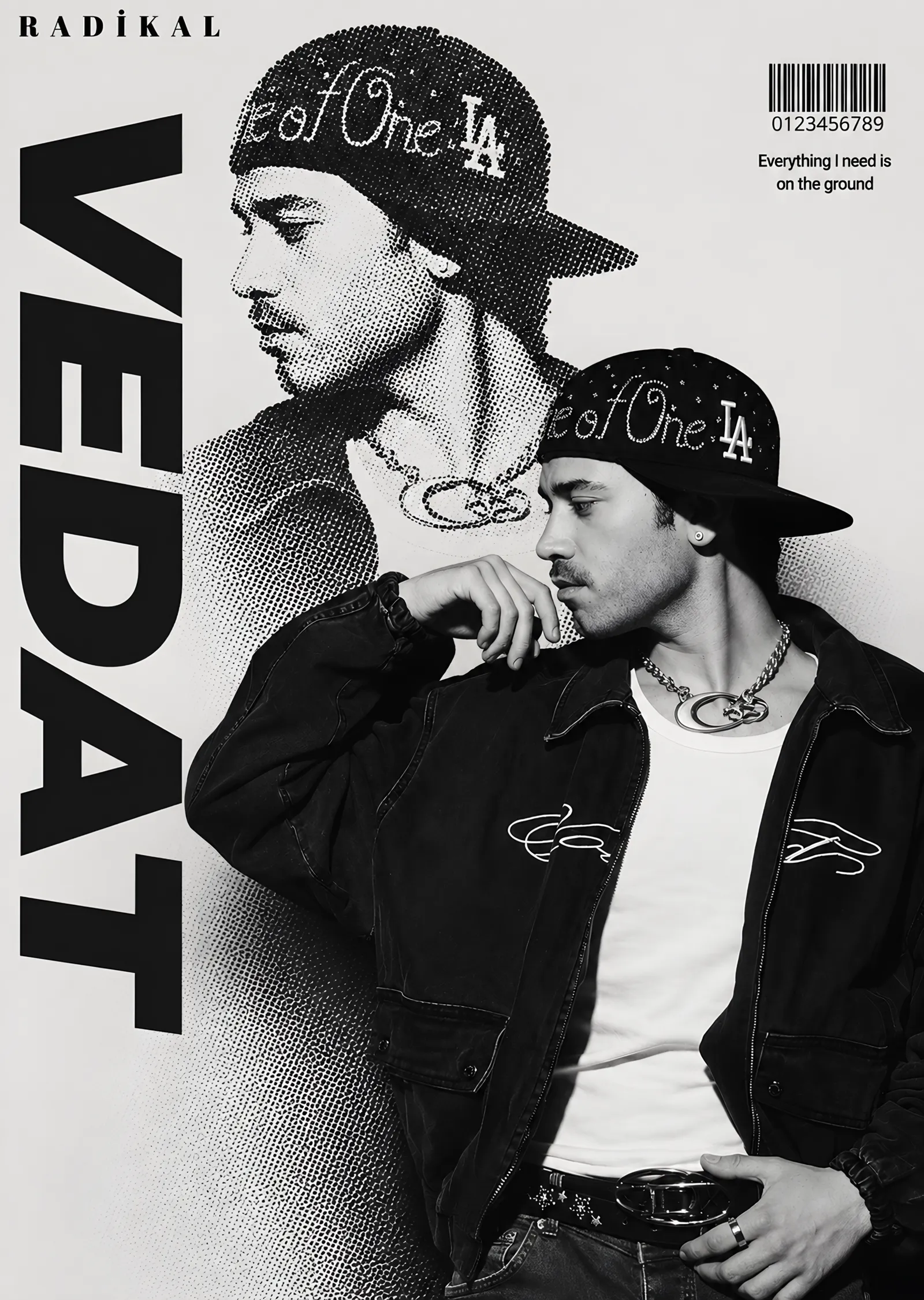 Vedat Çelik: Radikal Poster metal tablo