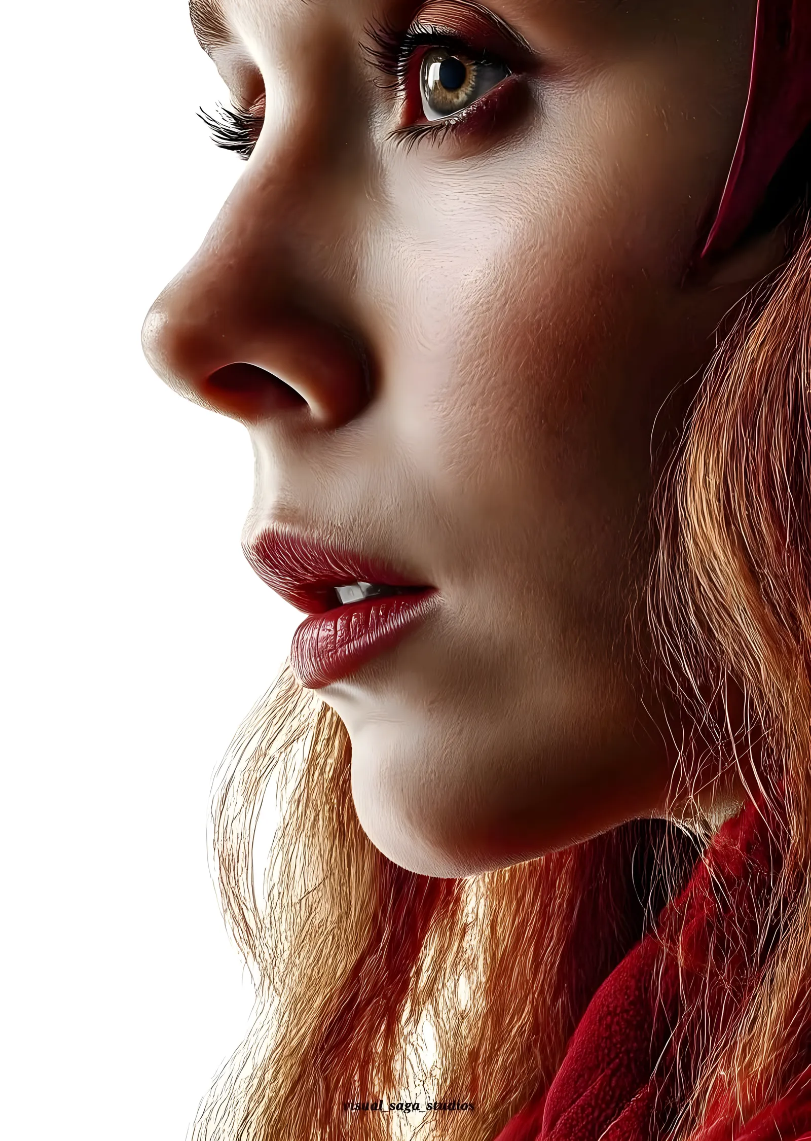 Wanda Maximoff - Yakın Plan metal tablo