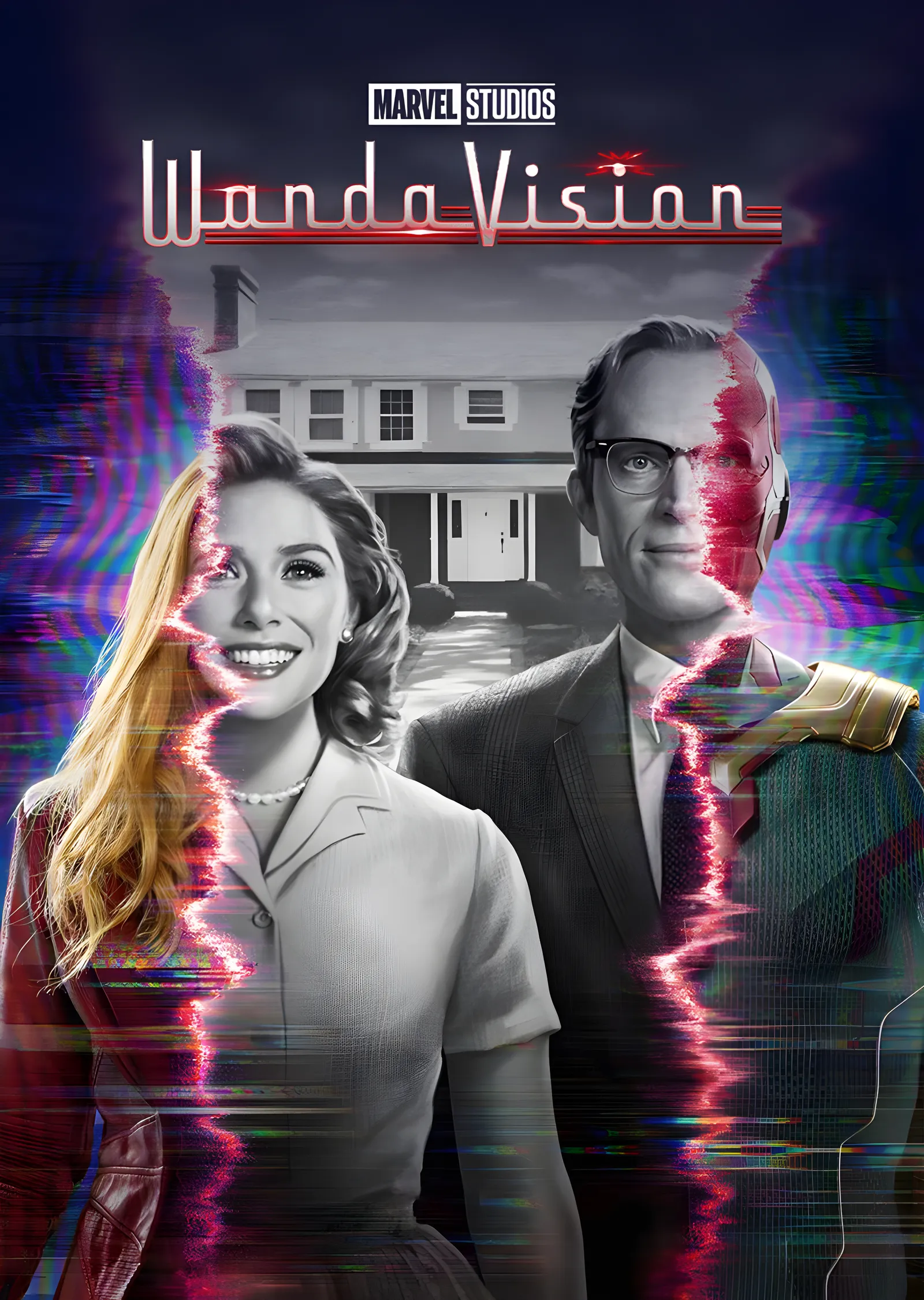 WandaVision - Marvel Afişi metal tablo