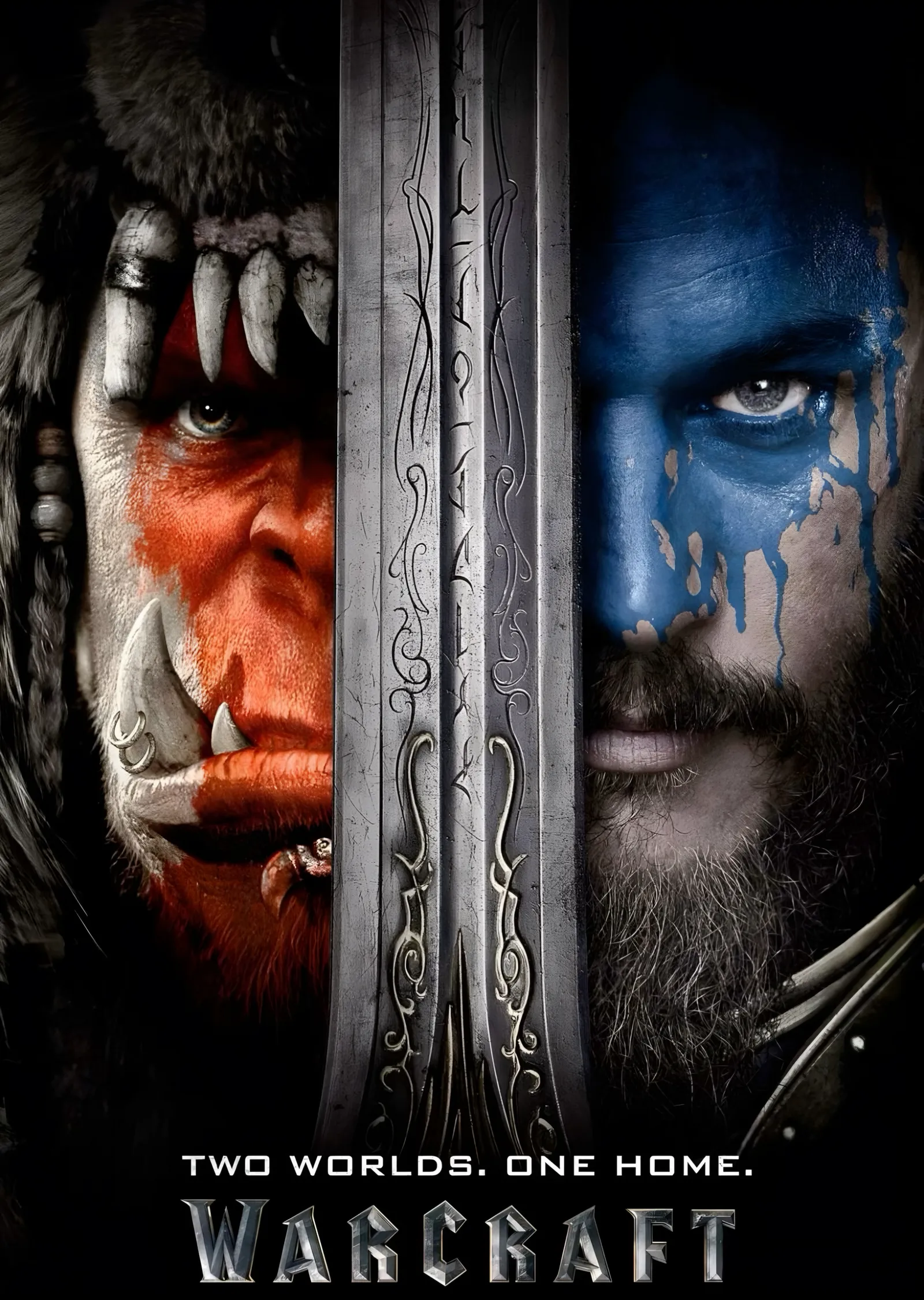 Warcraft - Kılıcın İki Yüzü metal tablo