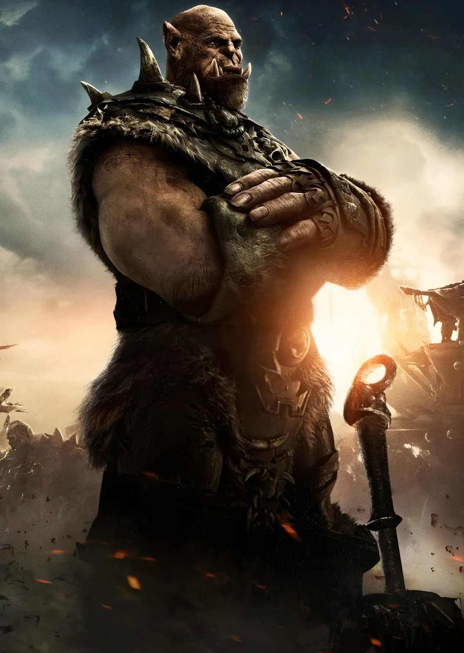 Warcraft - Ork Savaşçı metal tablo
