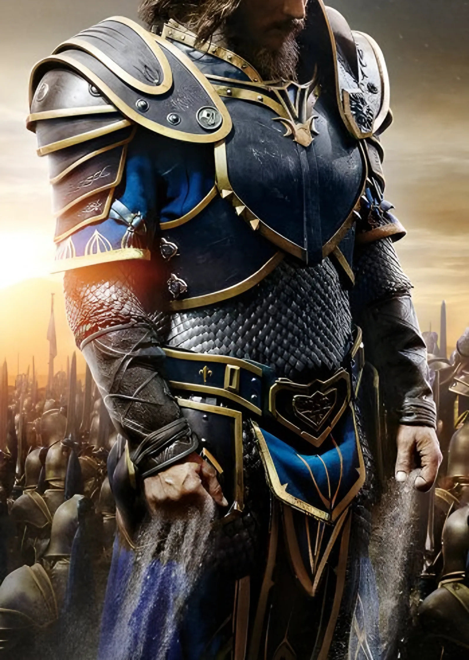 Warcraft - Zırhlı Komutan metal tablo