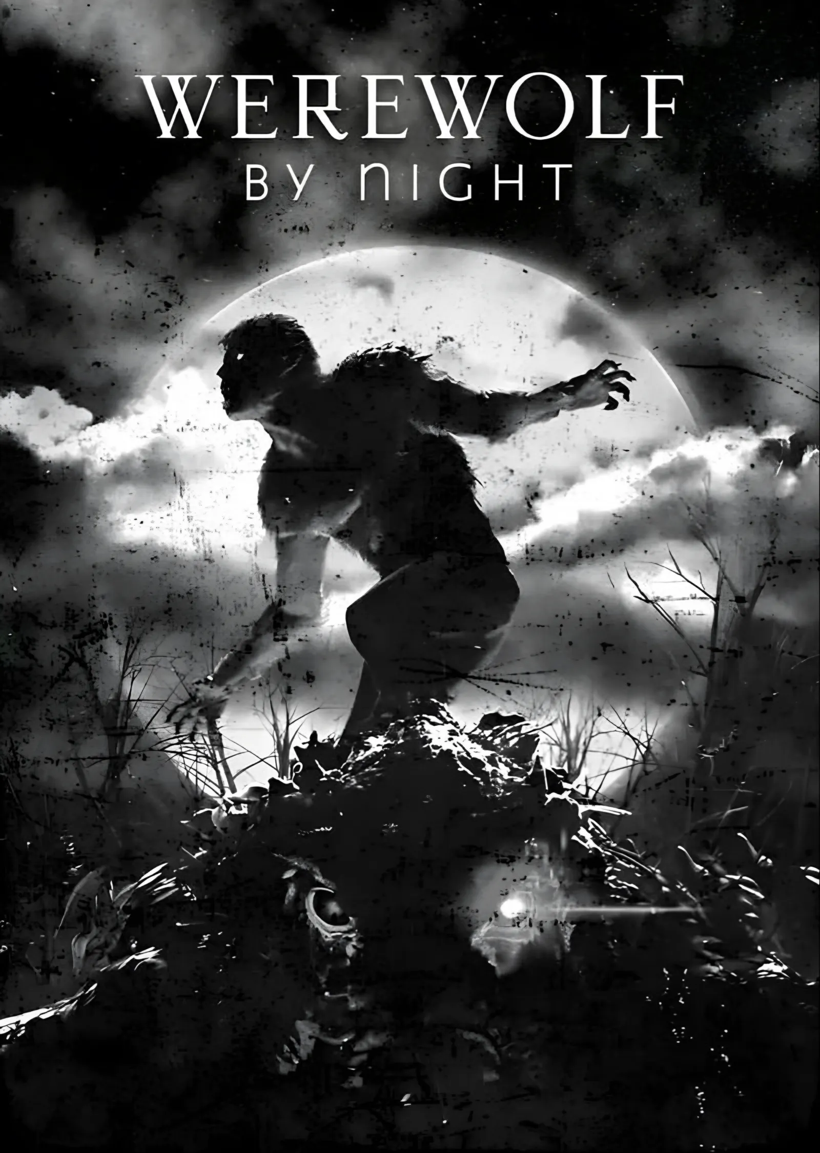 Werewolf by Night Dolunay metal tablo