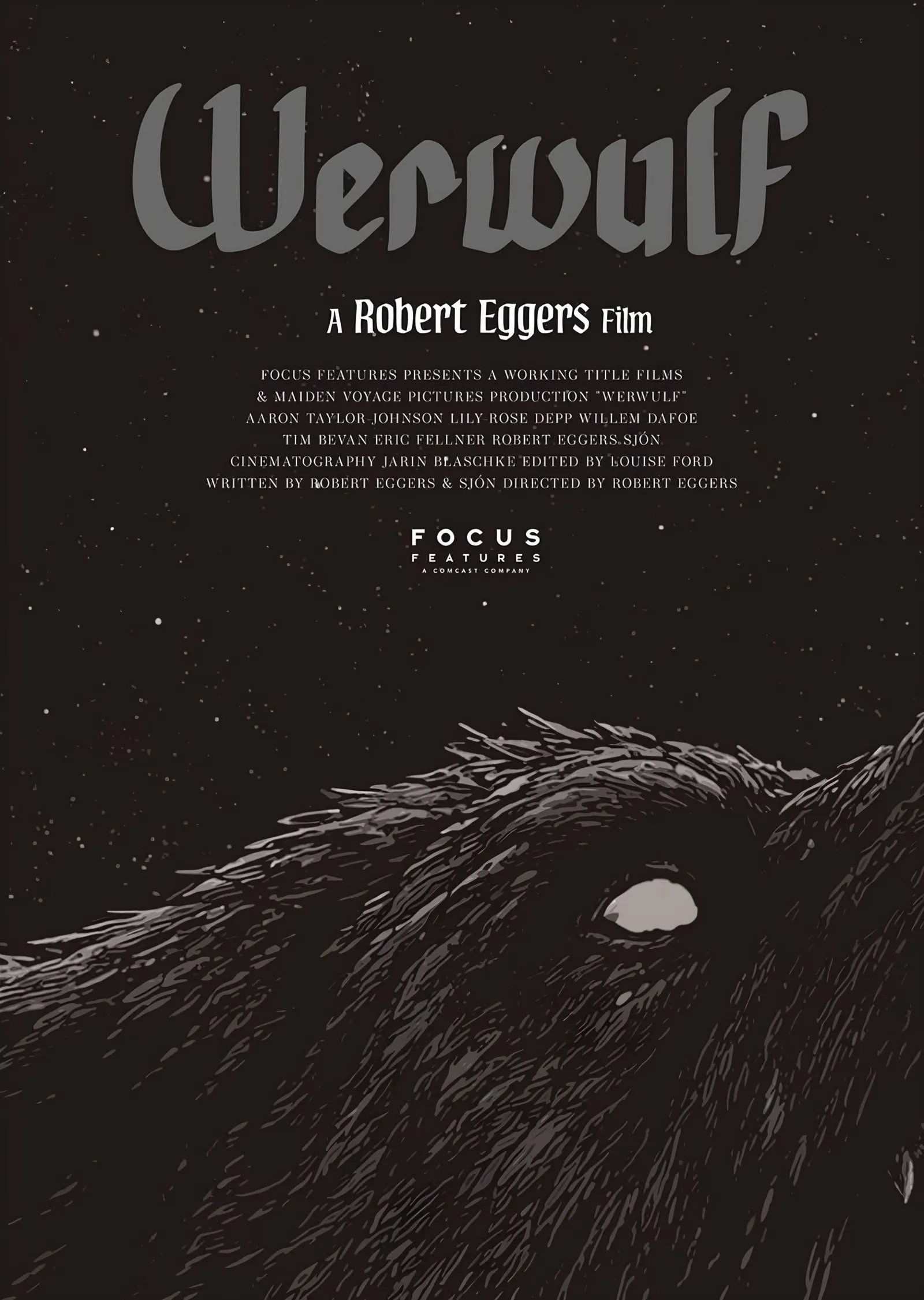 Werwulf Kürk Dokusu metal tablo