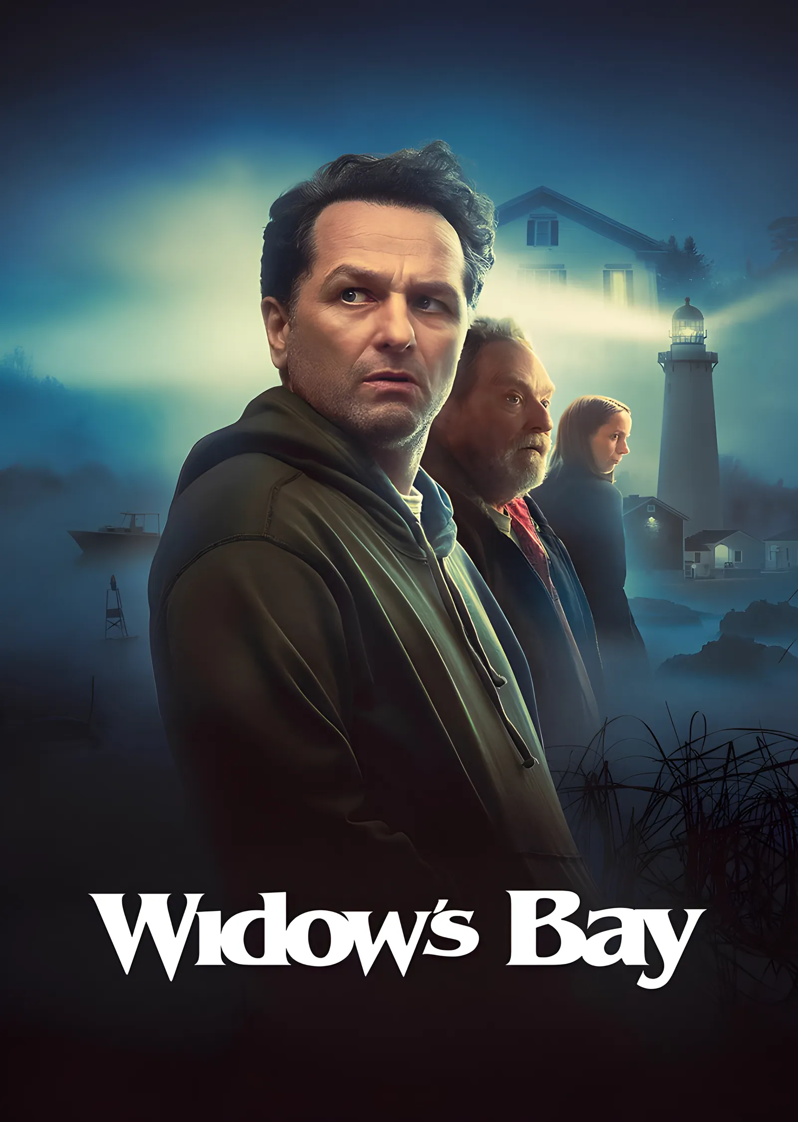 Widow's Bay - Mavi Gece metal tablo