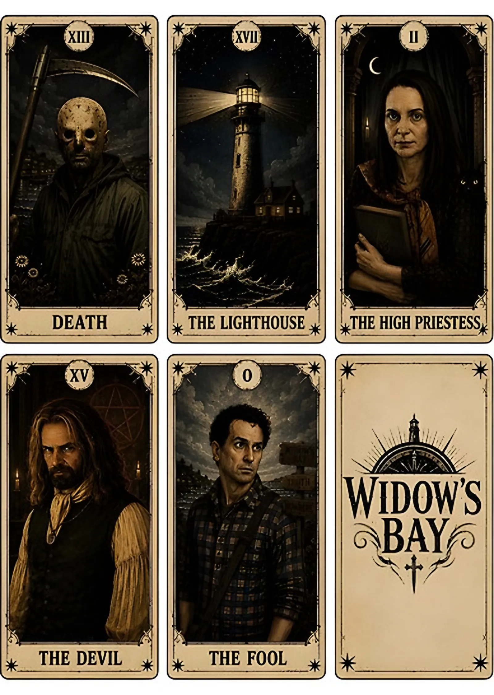Widow's Bay - Tarot Kartları metal tablo