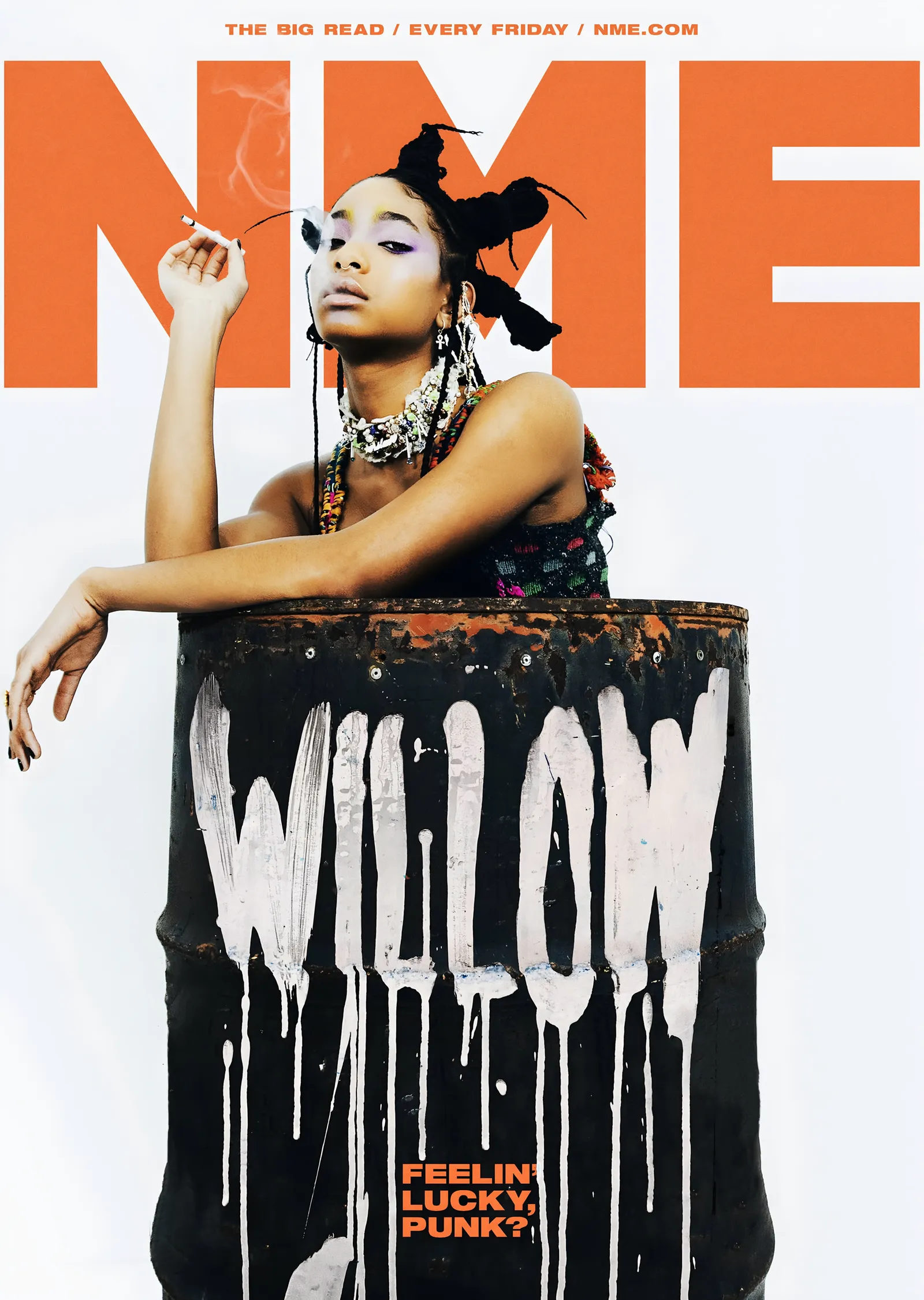 Willow Smith - NME Kapağı metal tablo