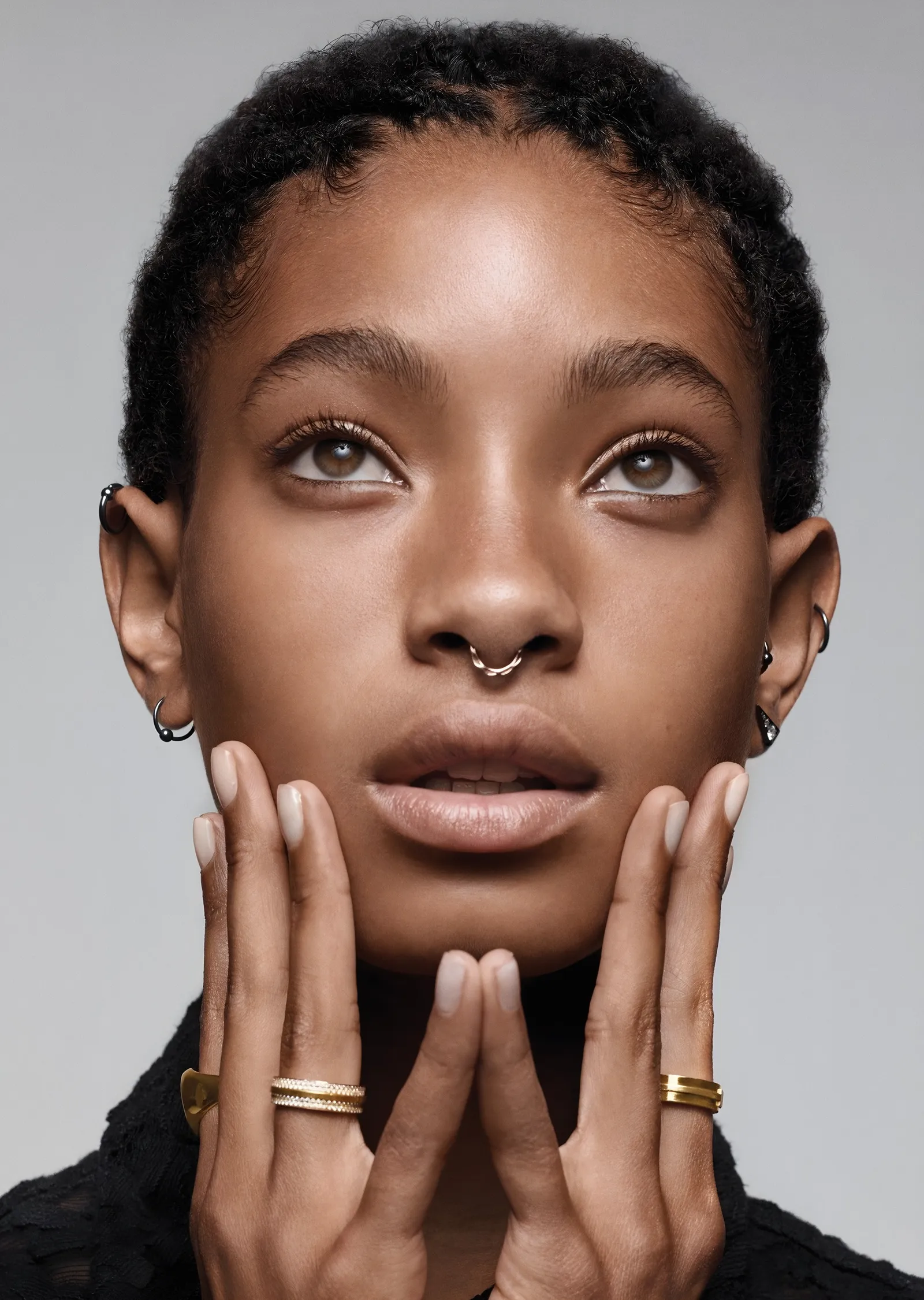 Willow Smith - Yakın Plan Portre metal tablo
