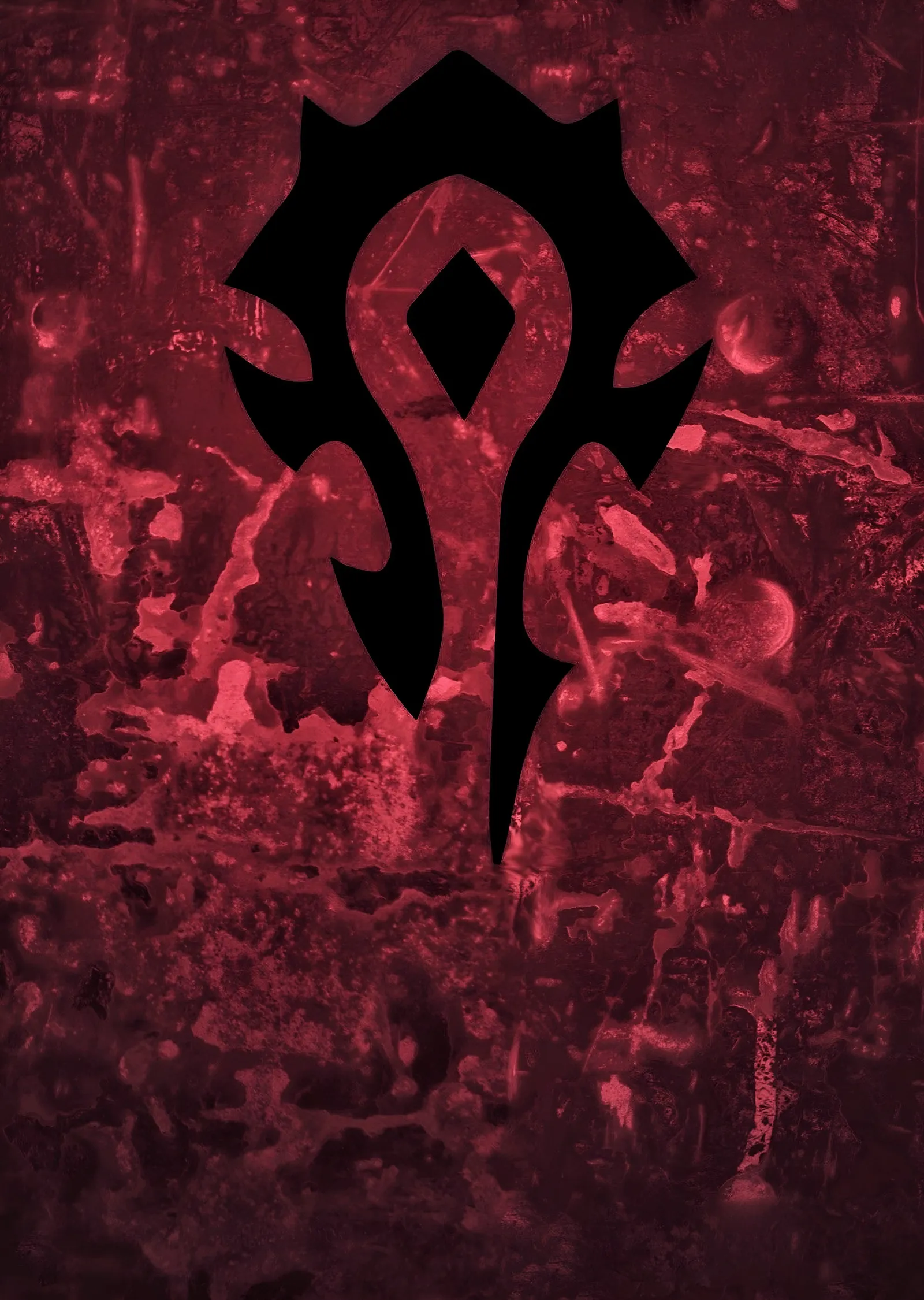 World of Warcraft - Horde Arması metal tablo