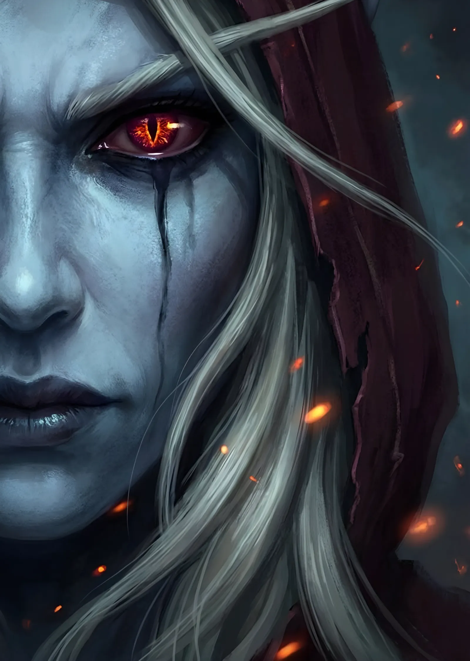 World of Warcraft - Kızıl Bakış metal tablo