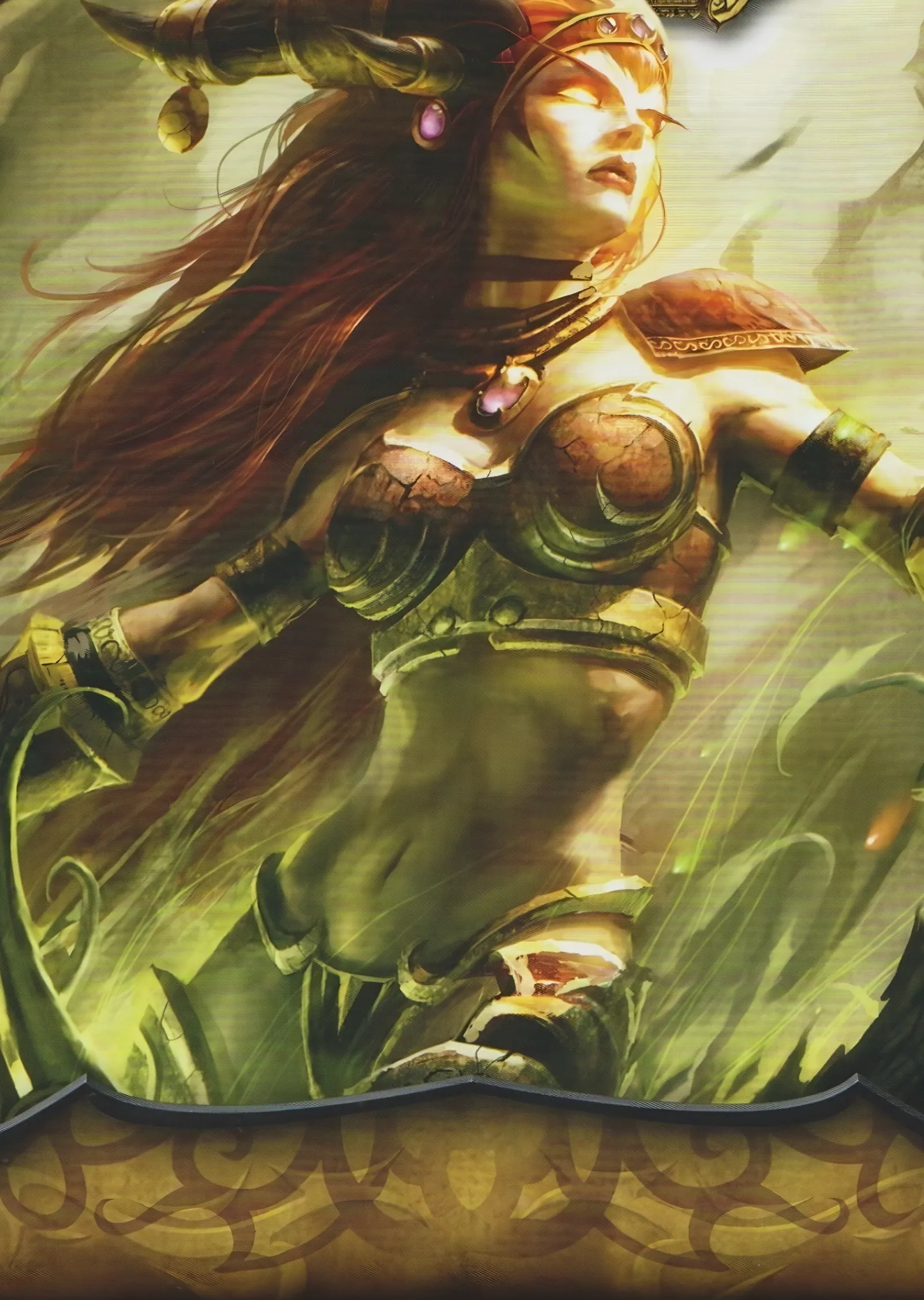 World of Warcraft - Yeşil Zırh metal tablo