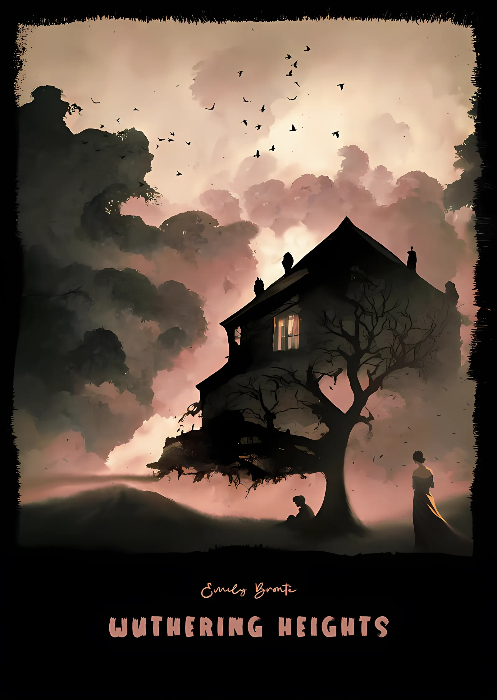 Wuthering Heights metal tablo