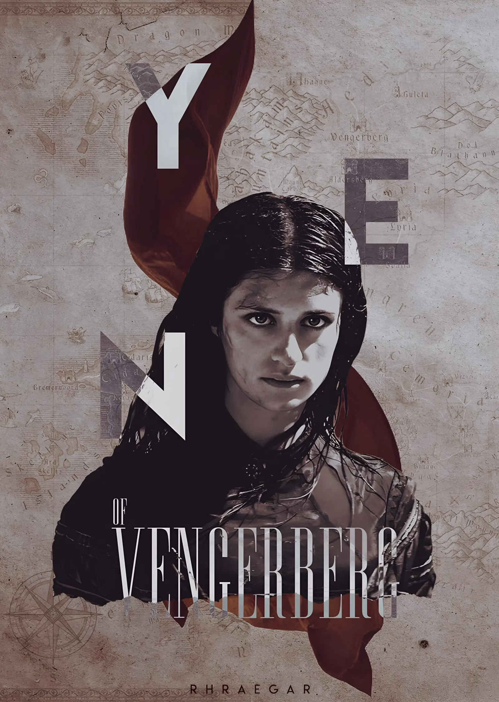 Yennefer of Vengerberg Grafik metal tablo