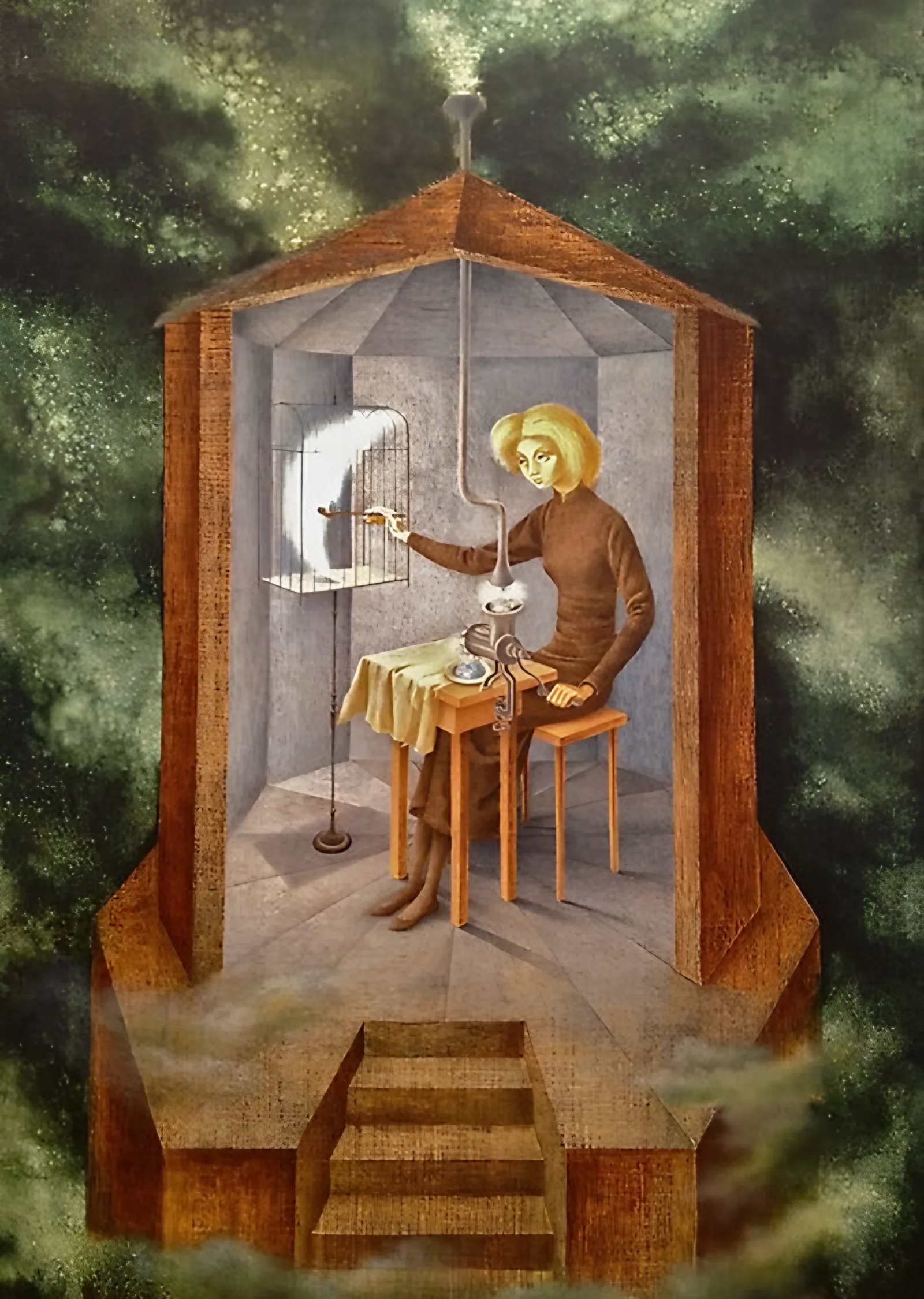 Yıldız Yapıcı - Remedios Varo metal tablo