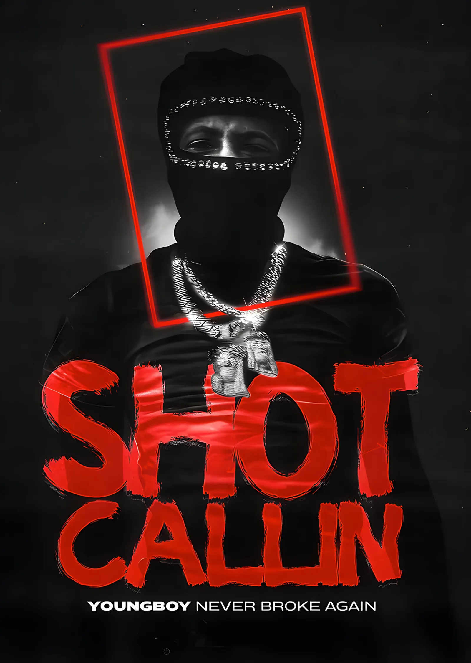 YoungBoy Never Broke Again - Shot Callin metal tablo