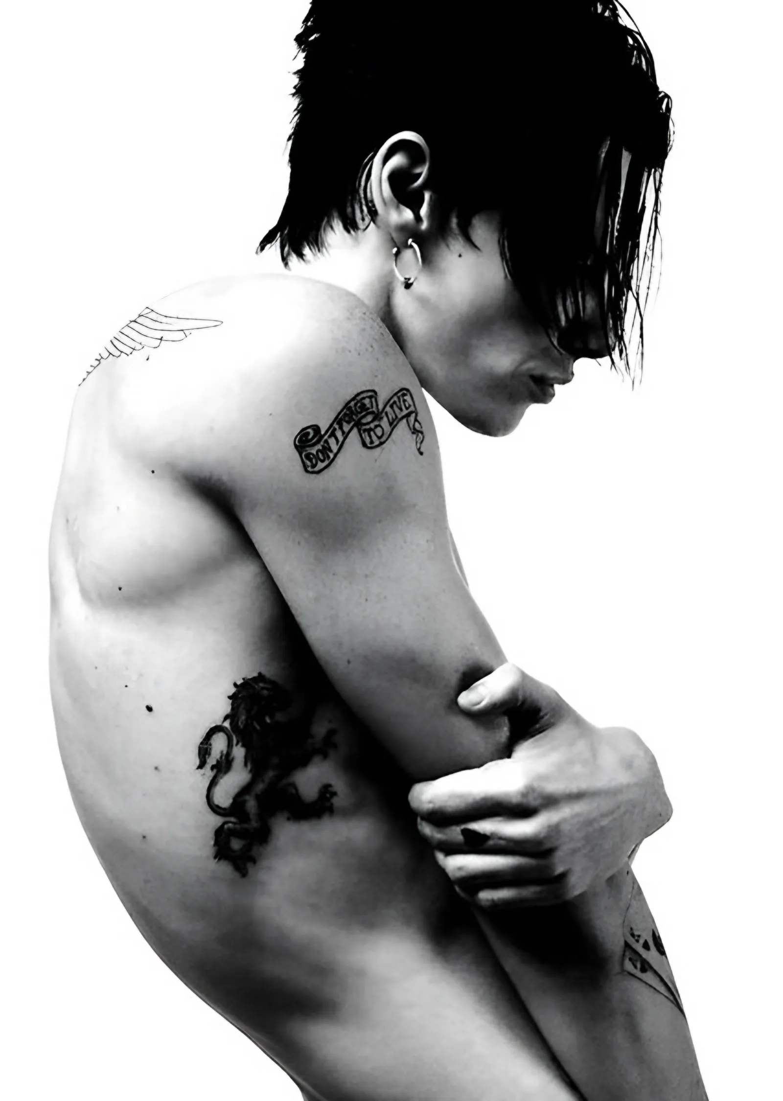Yungblud - Dövme Detayı metal tablo