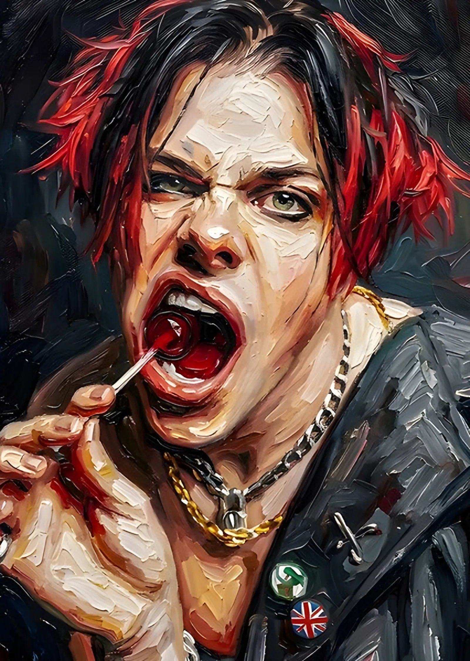 Yungblud - Fırça Portre metal tablo