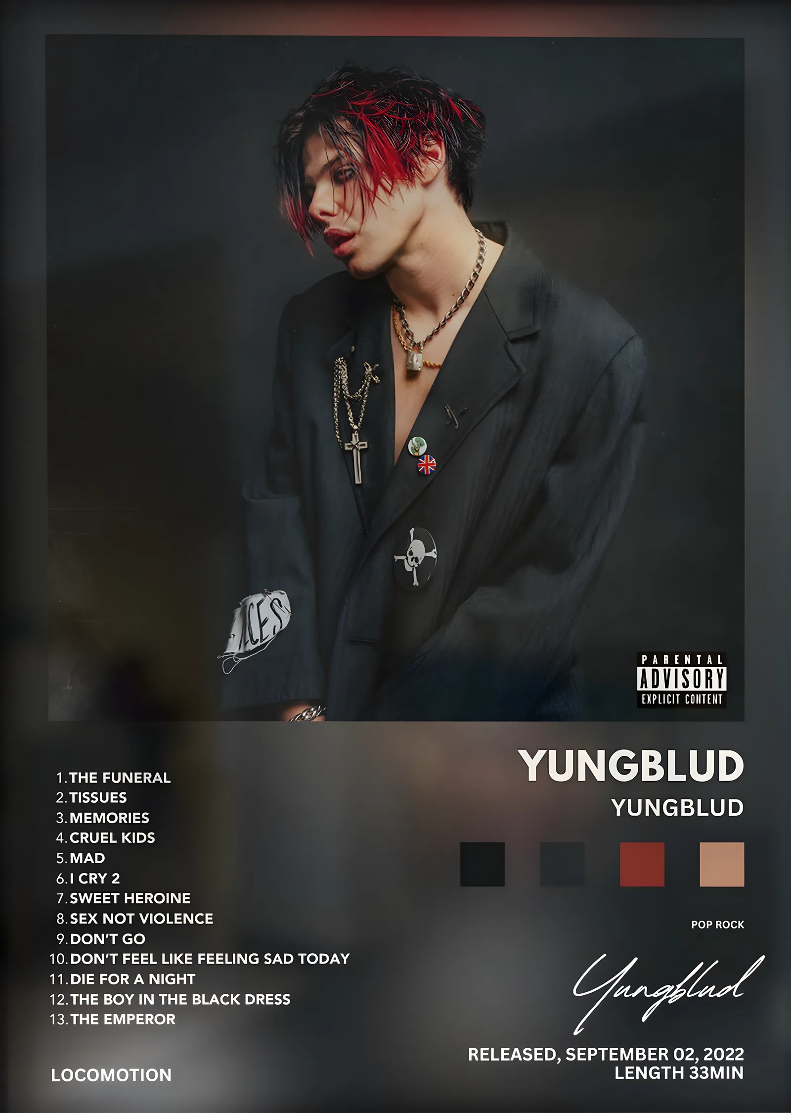 Yungblud: Yungblud metal tablo