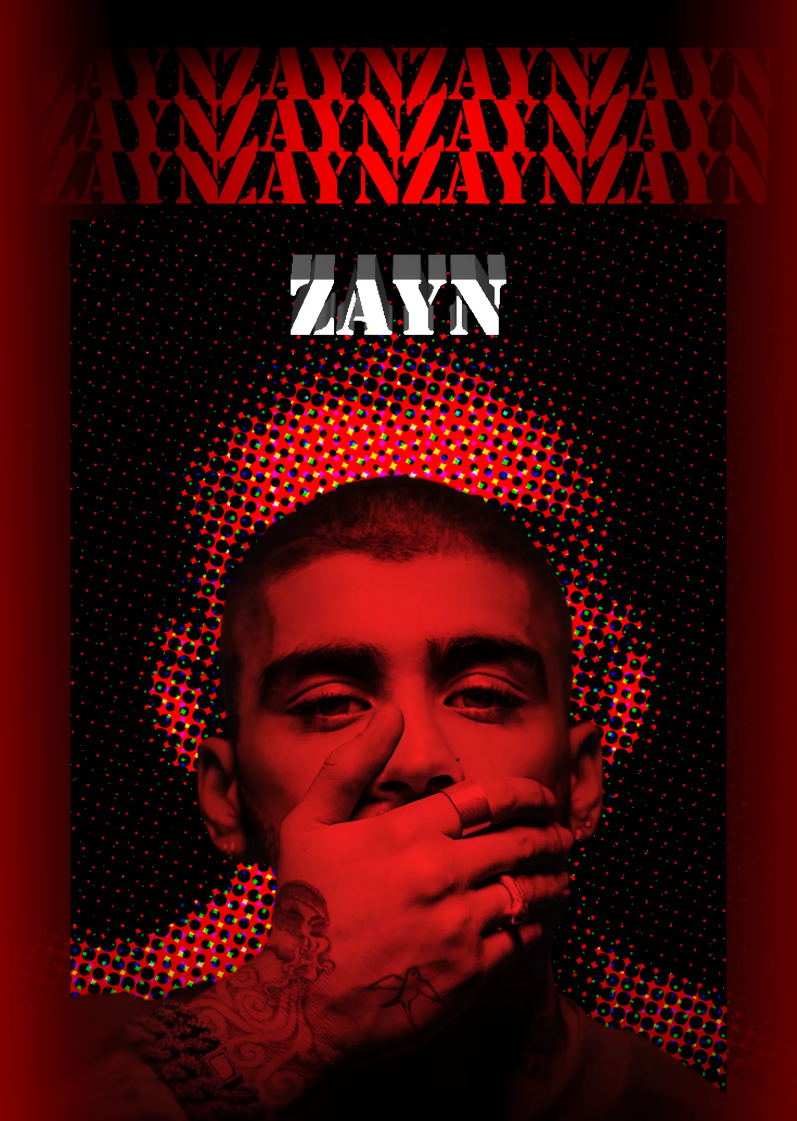 Zayn: Kırmızı Tram Posteri metal tablo