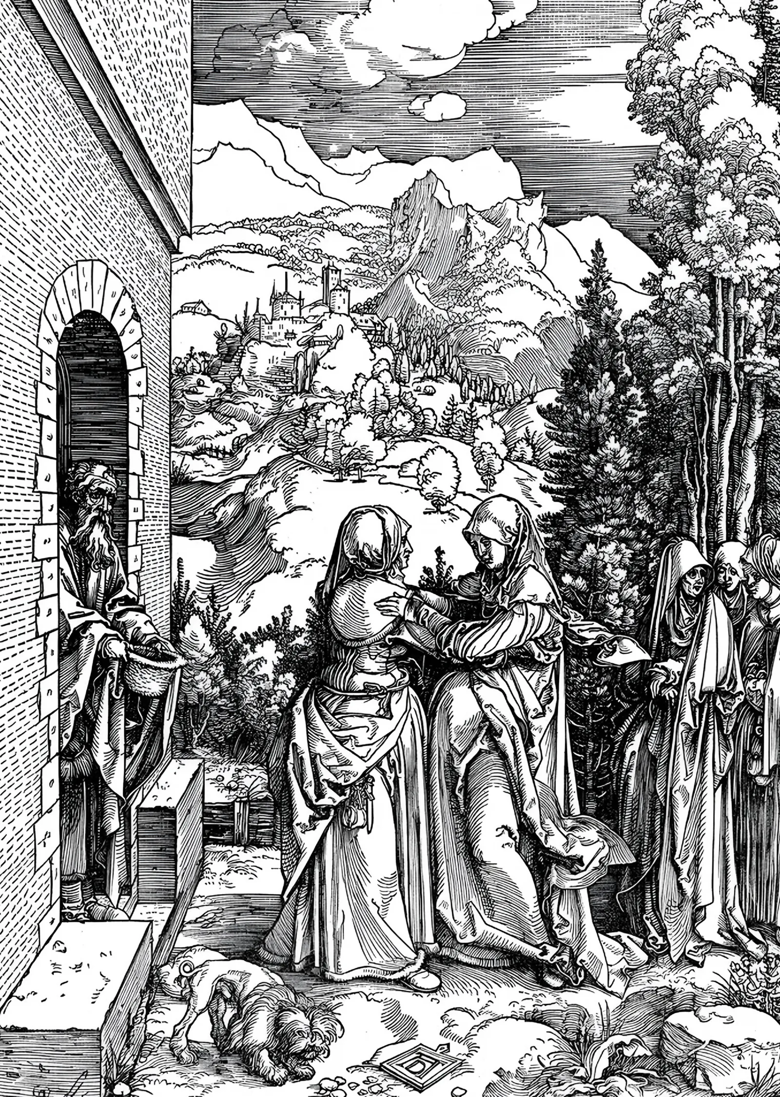 Ziyaret - Albrecht Dürer metal tablo
