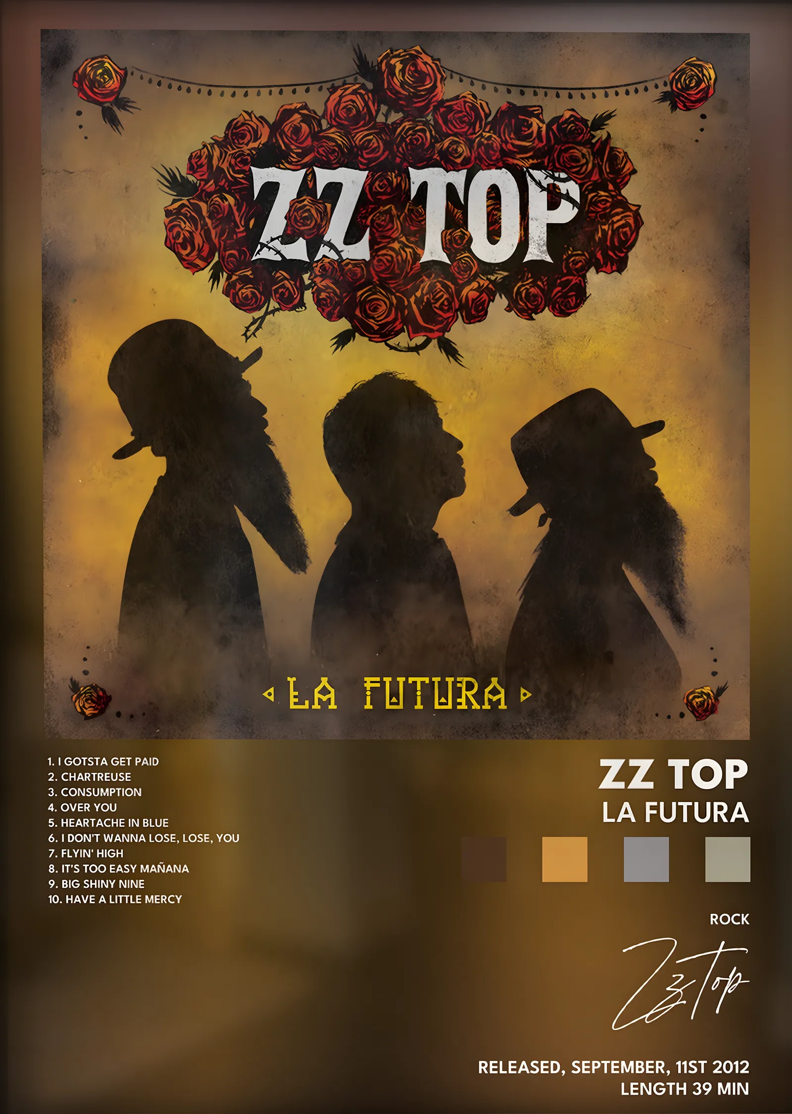 ZZ Top: La Futura metal tablo