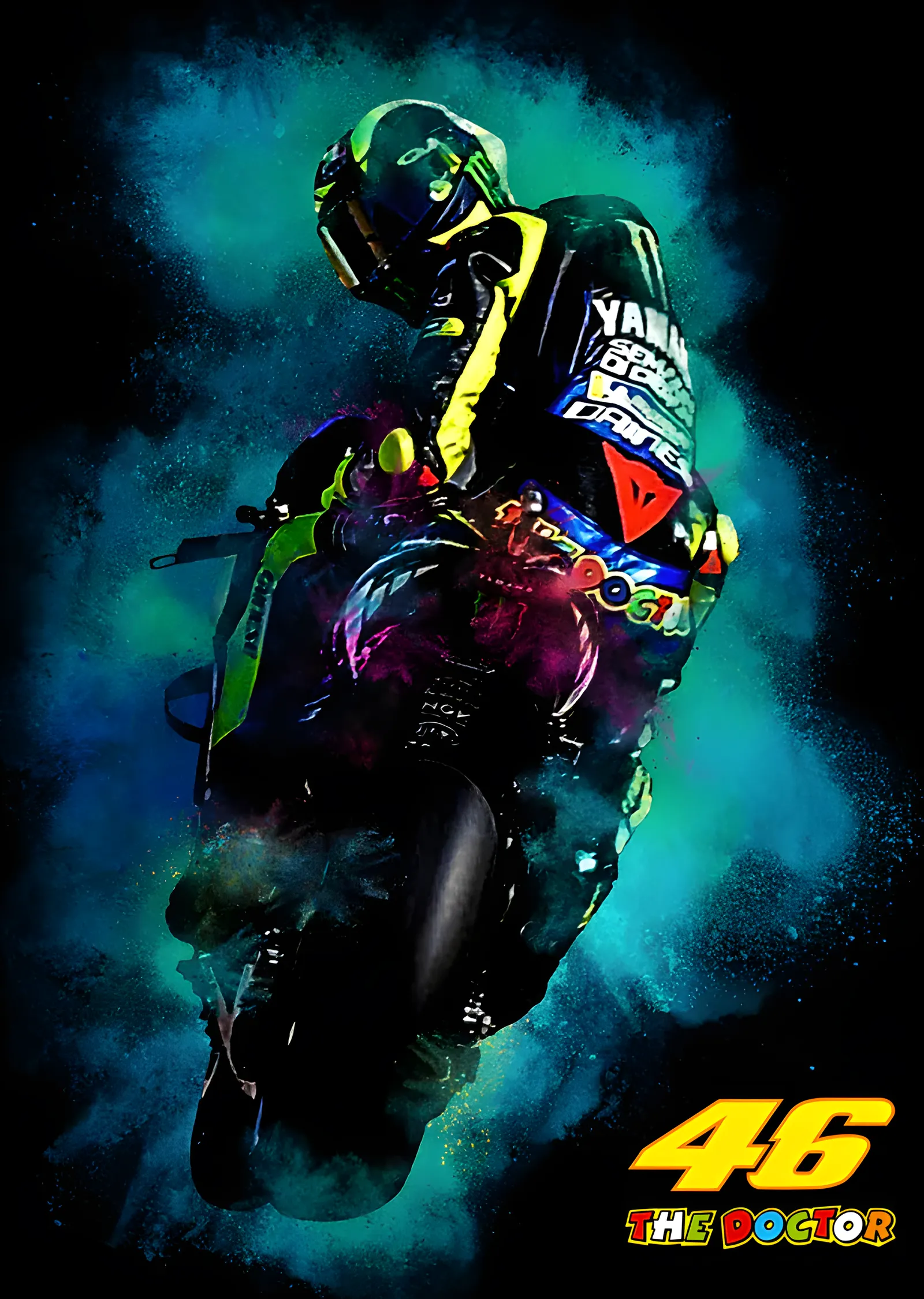 Valentino Rossi 46 - The Doctor metal tablo
