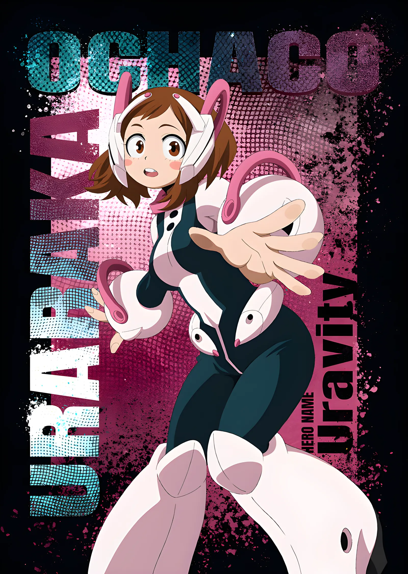 Uravity: Ochaco Uraraka metal tablo