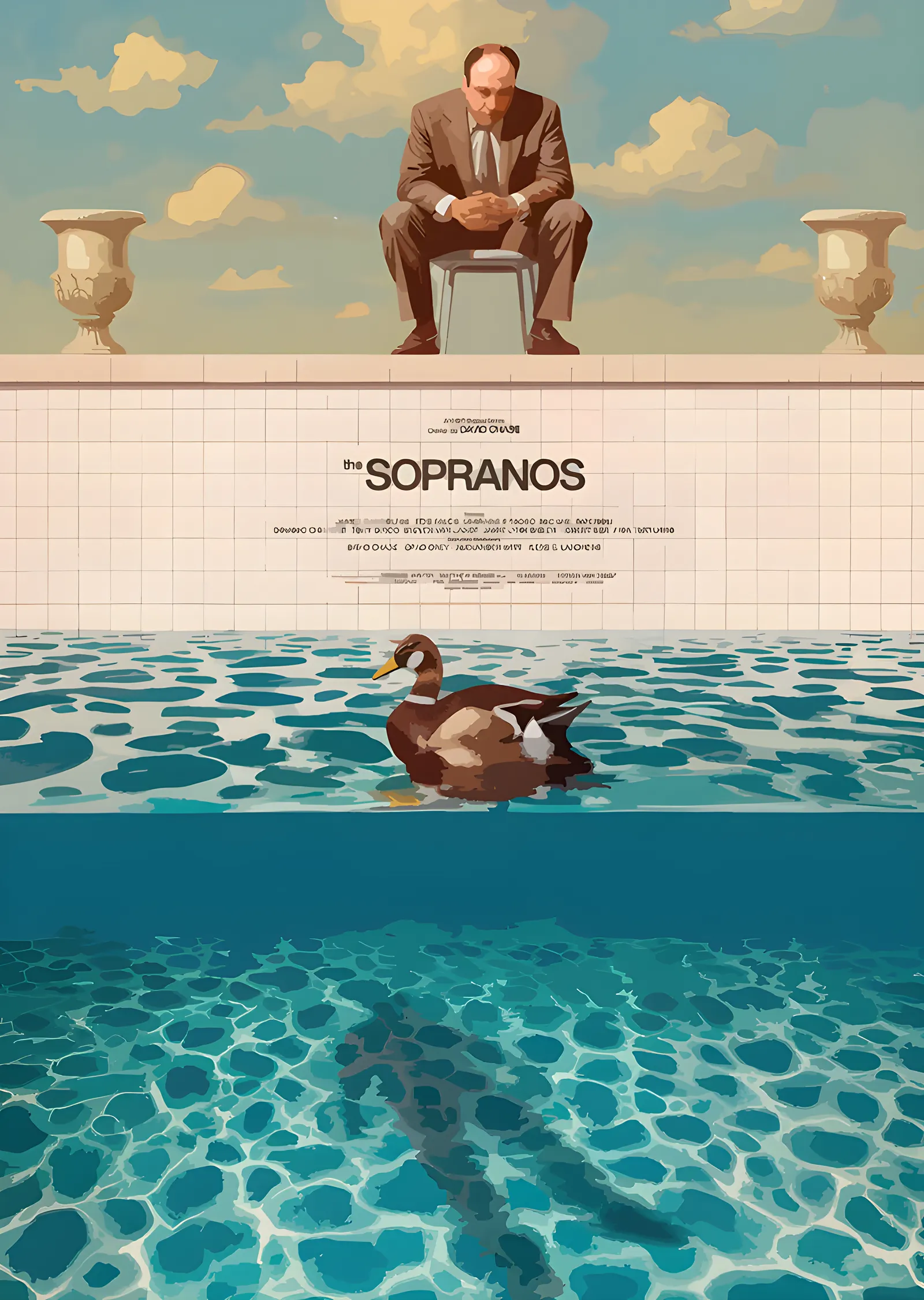 The Sopranos metal tablo