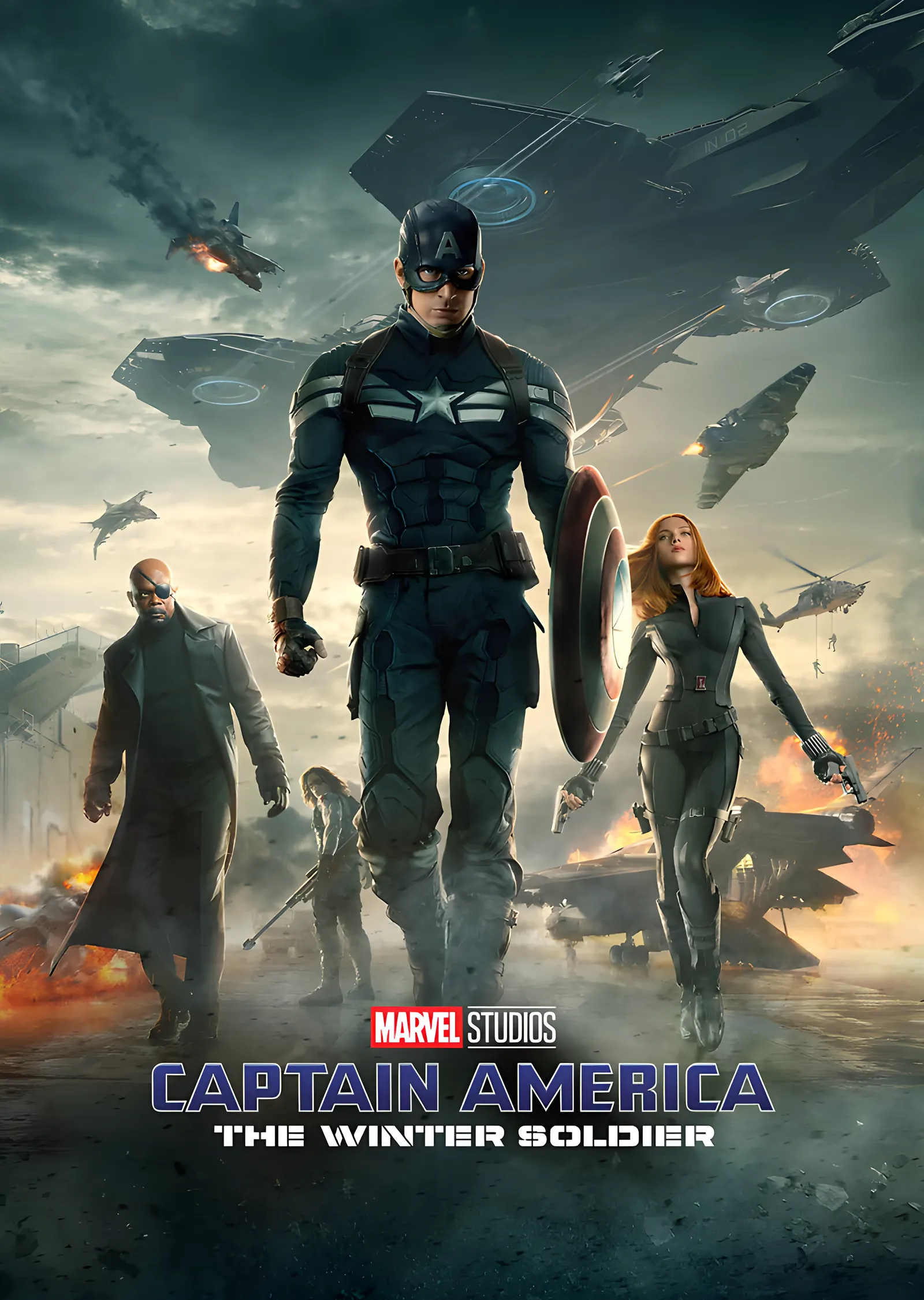 Captain America: The Winter Soldier metal tablo