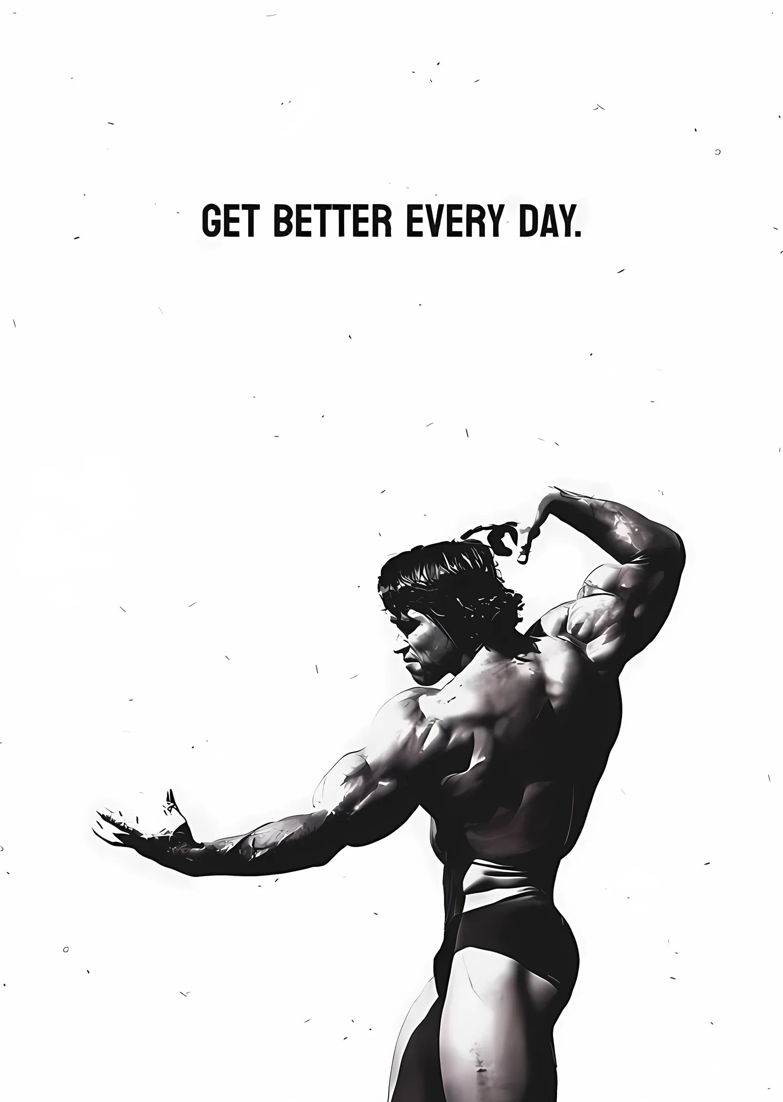 Arnold Schwarzenegger: Get Better Every Day metal tablo