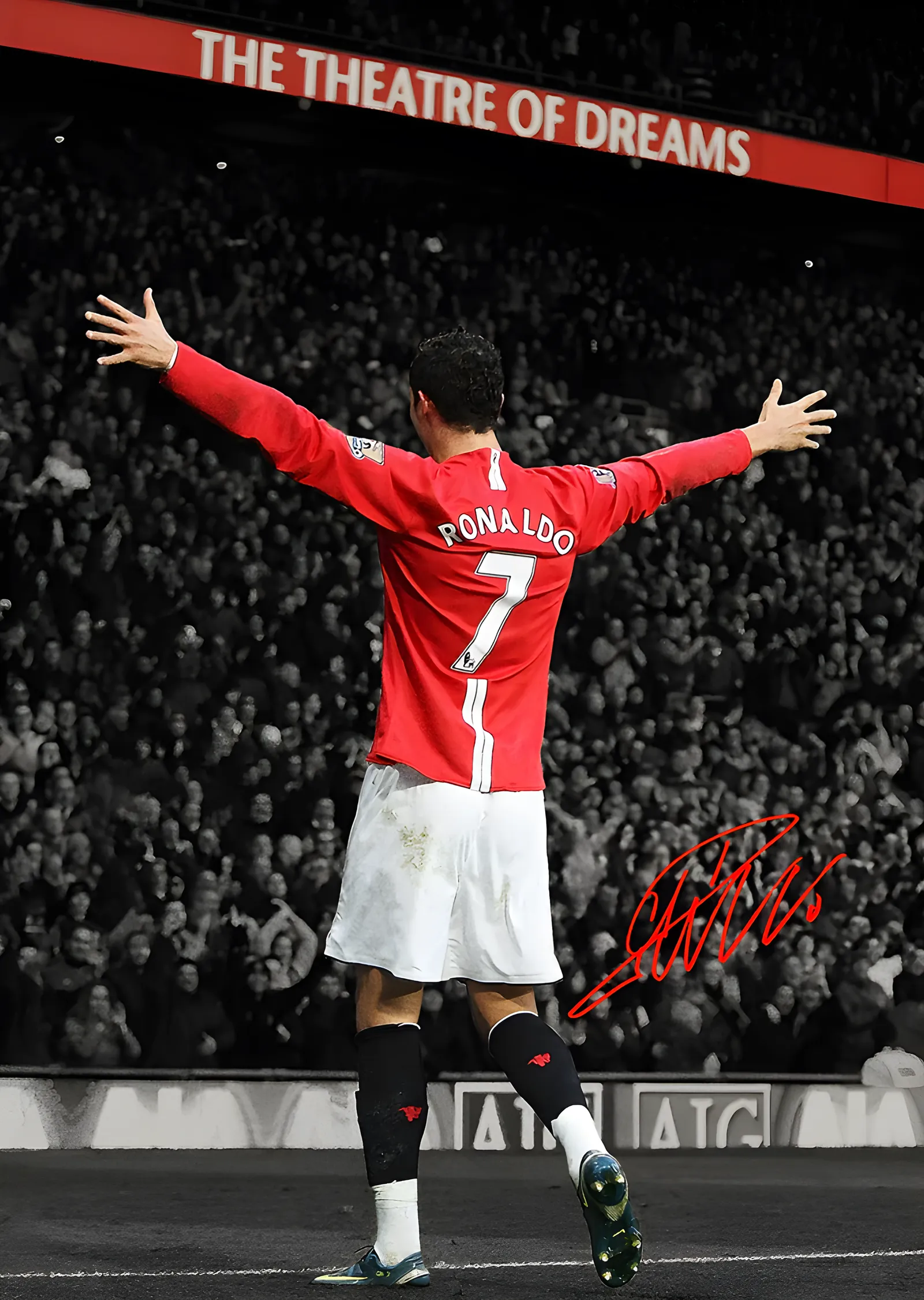 Theatre of Dreams: Ronaldo metal tablo