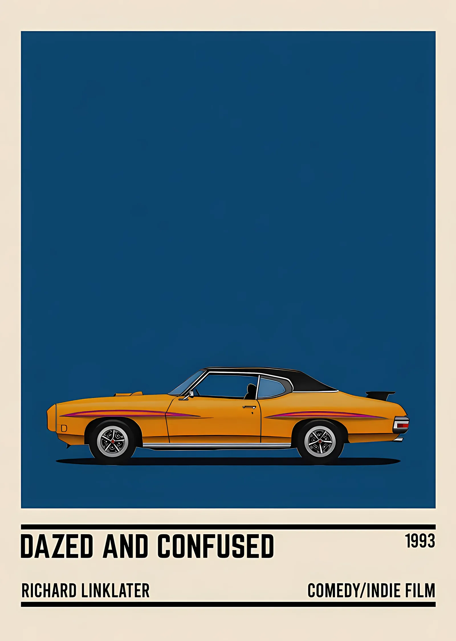 Dazed and Confused metal tablo