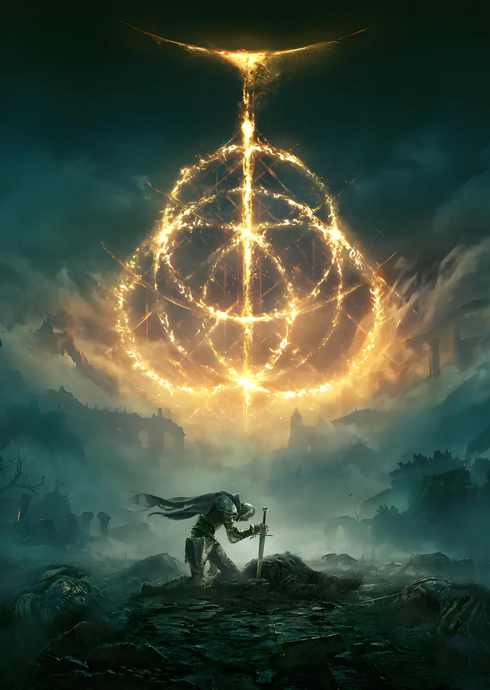 Elden Ring - Altın Ağaç metal tablo