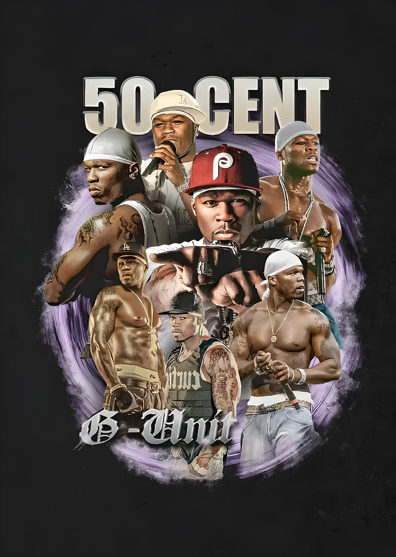 50 Cent: G-Unit Kolajı metal tablo