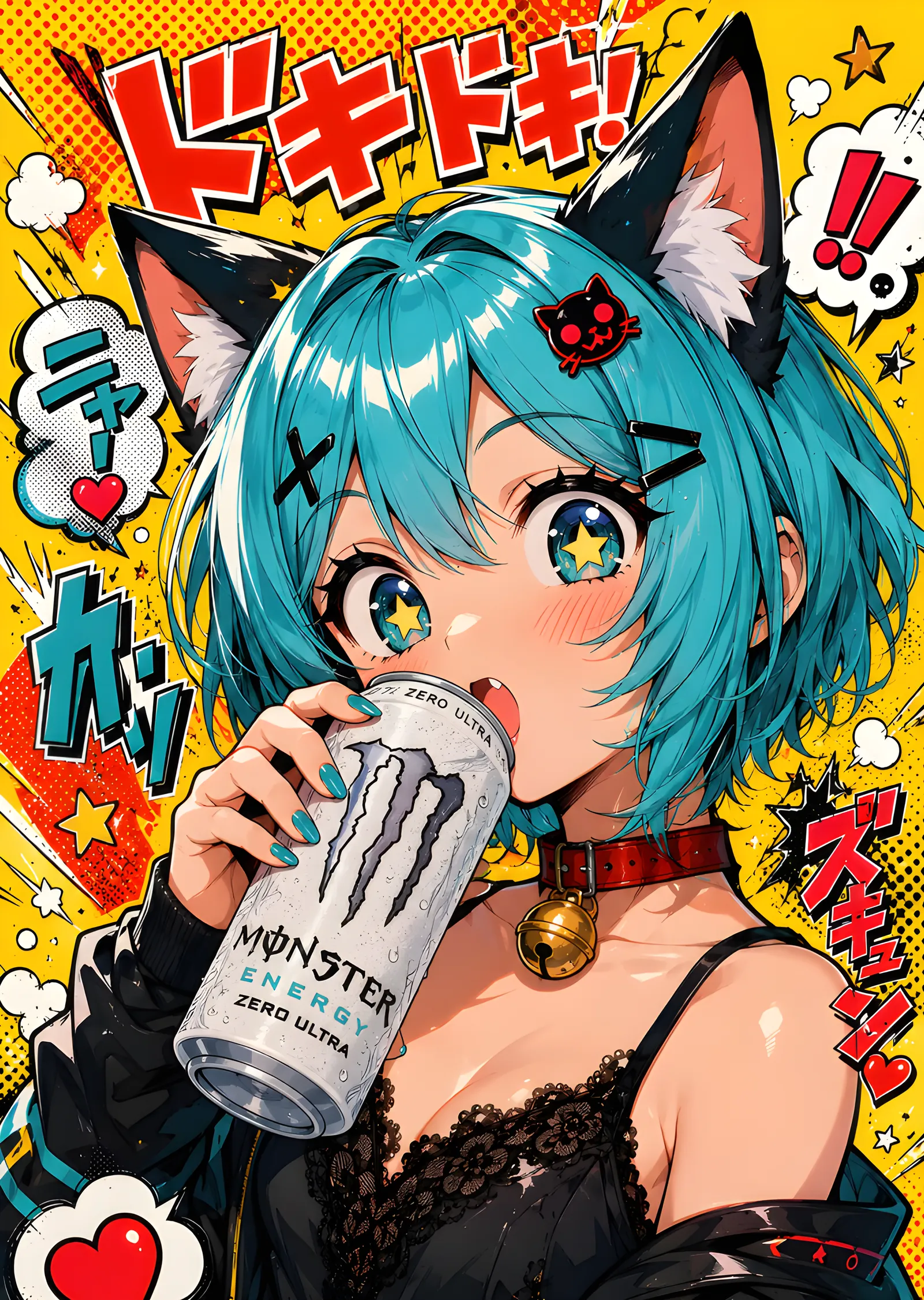 Neko Girl: Enerji metal tablo