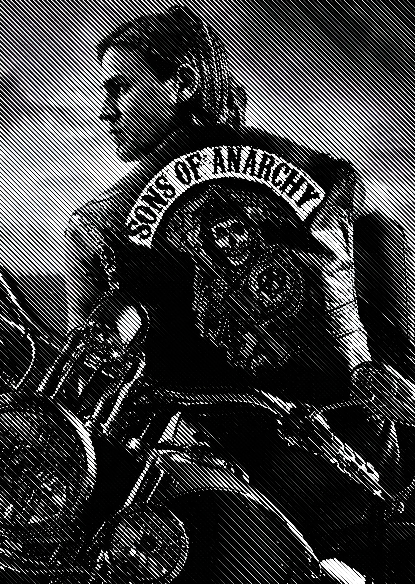Sons of Anarchy: Yelek metal tablo