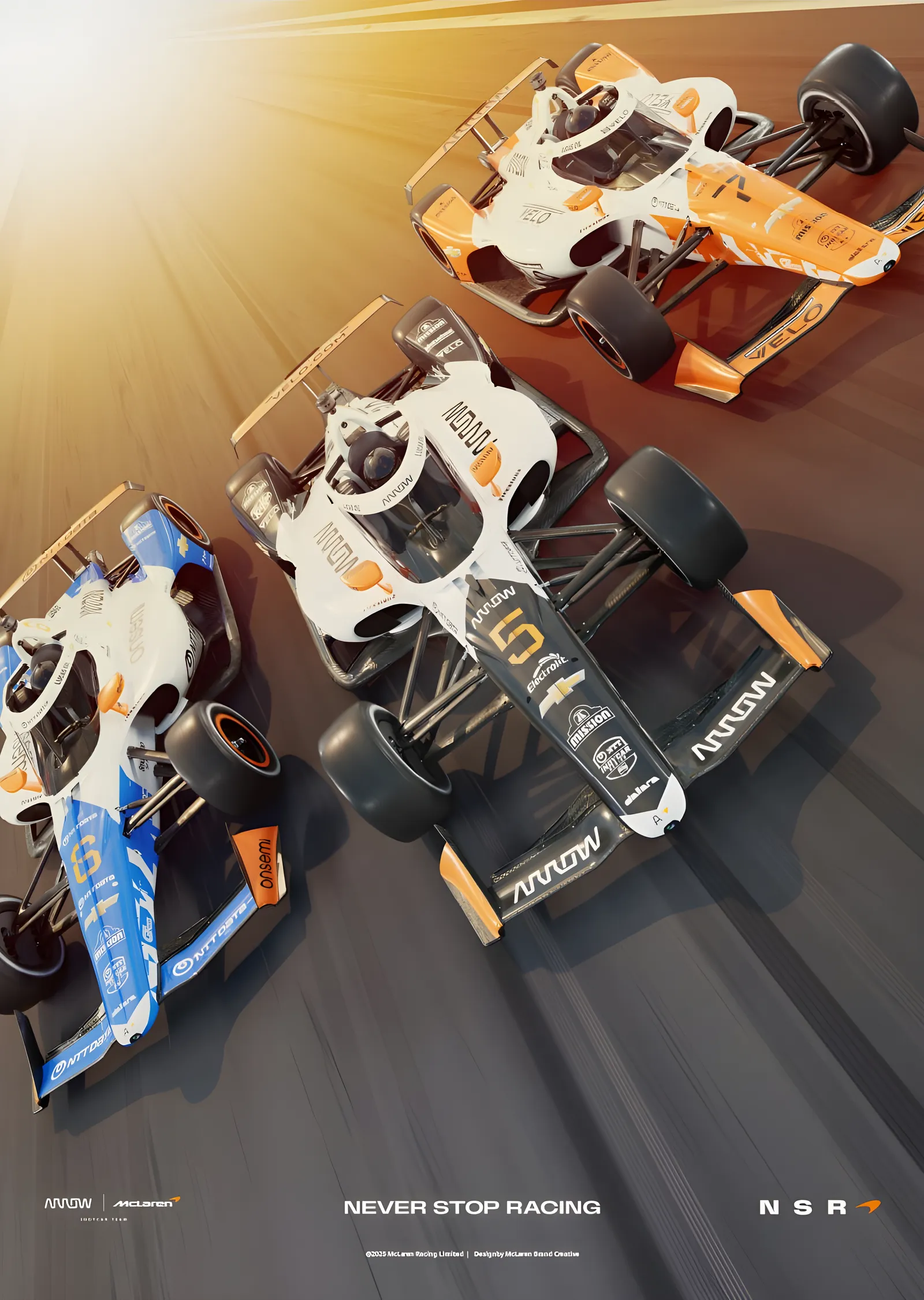 Arrow McLaren metal tablo