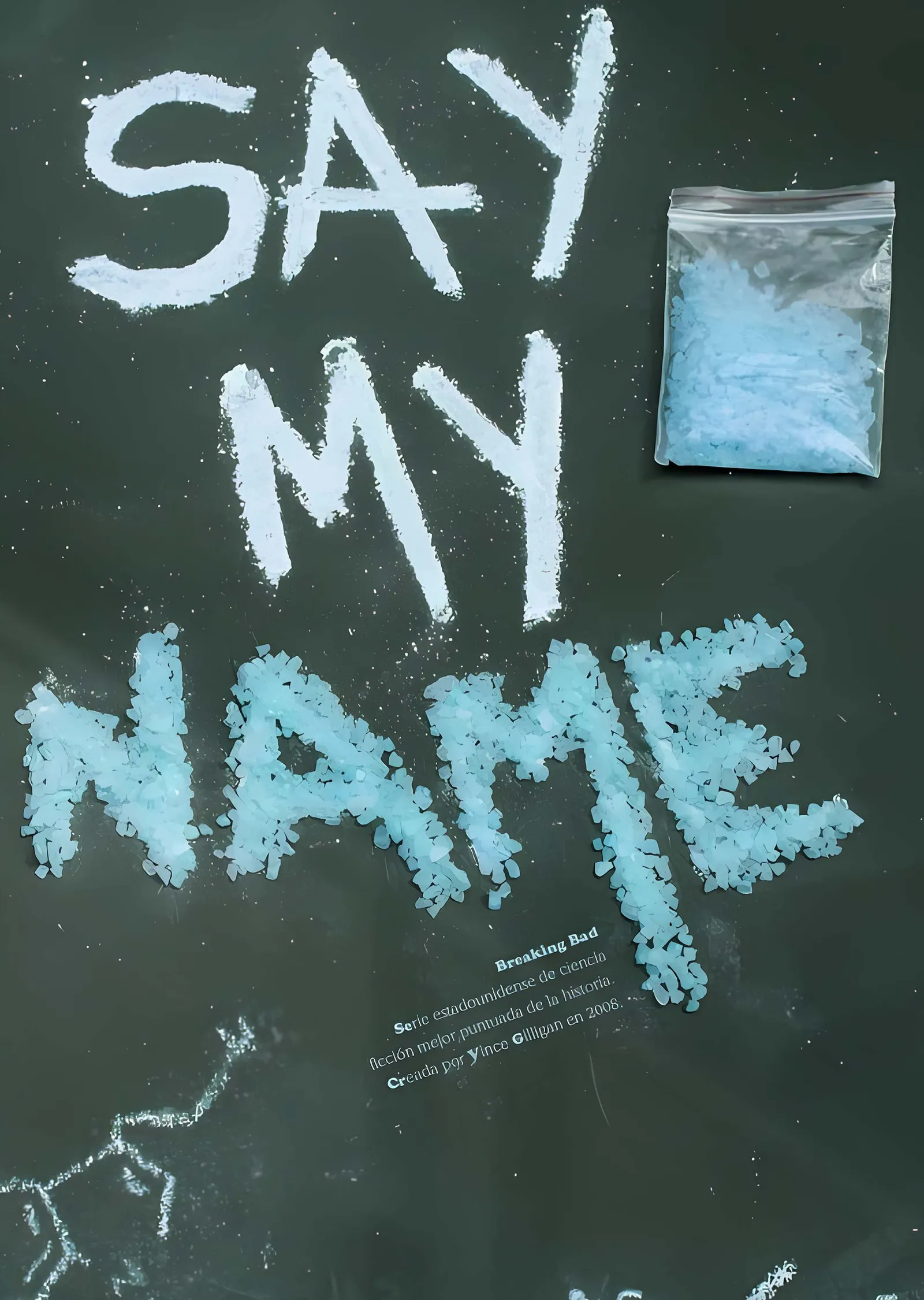 Breaking Bad: Say My Name metal tablo