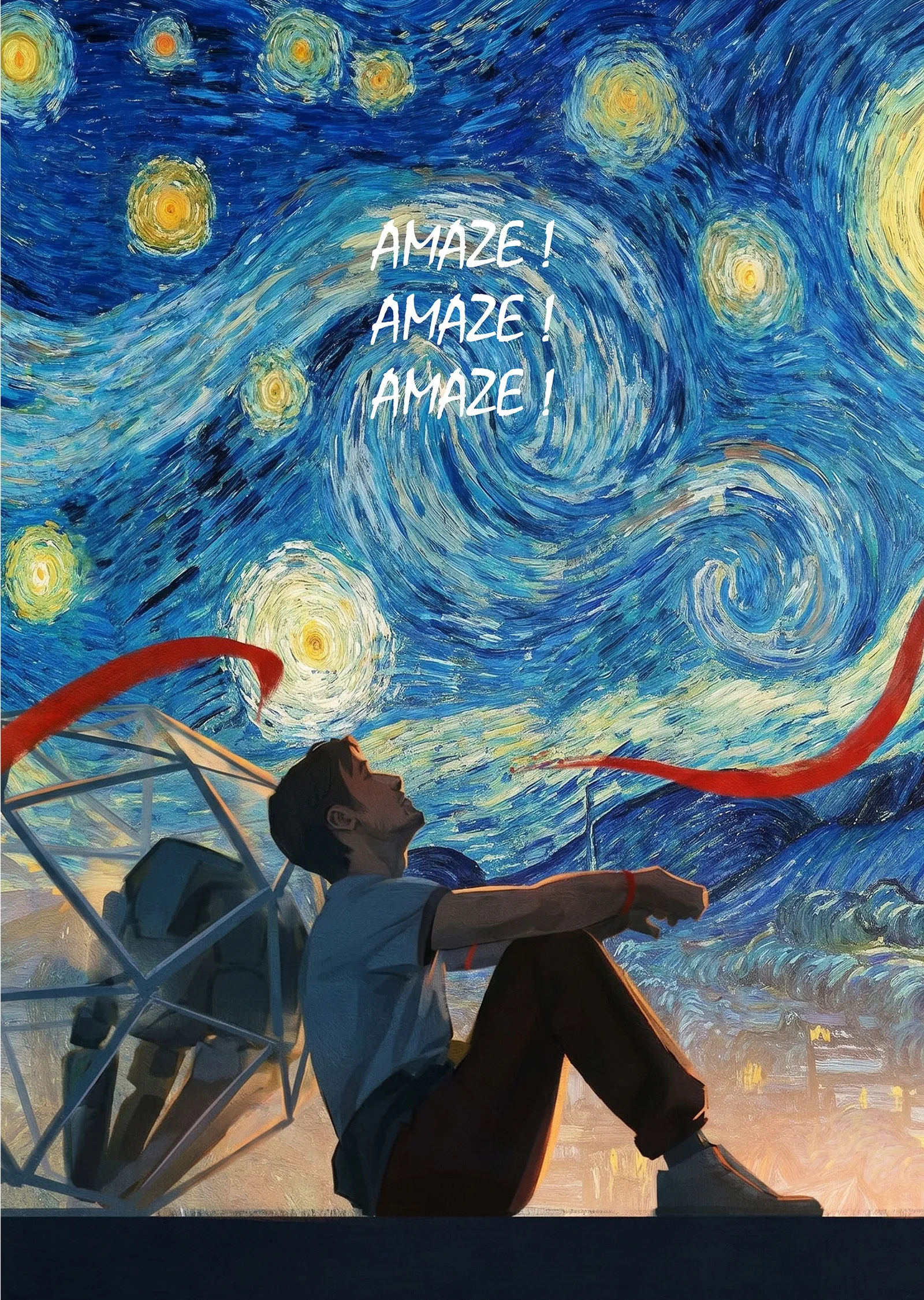 Project Hail Mary: Amaze! Amaze! Amaze! metal tablo