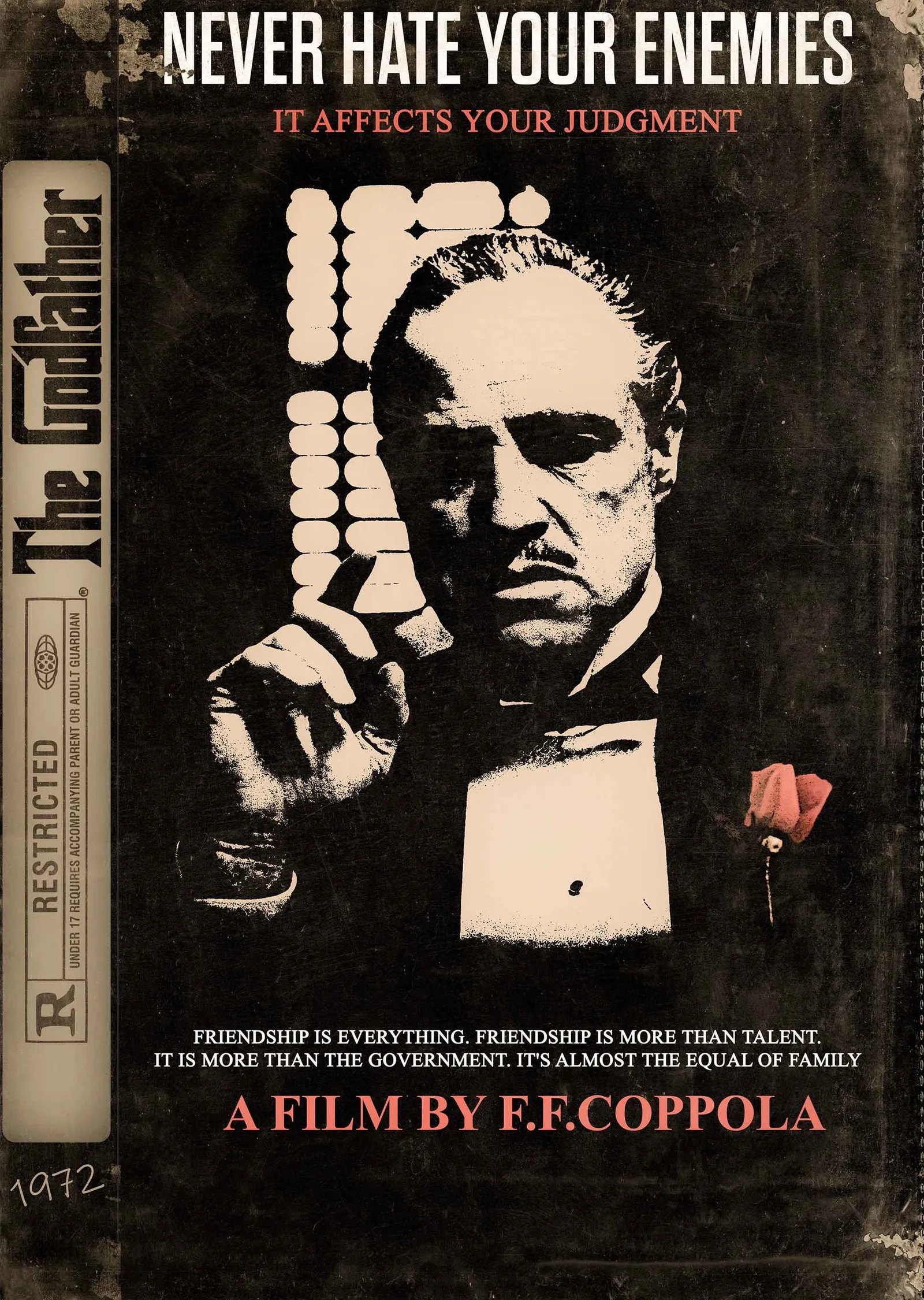 The Godfather: Never Hate Your Enemies metal tablo