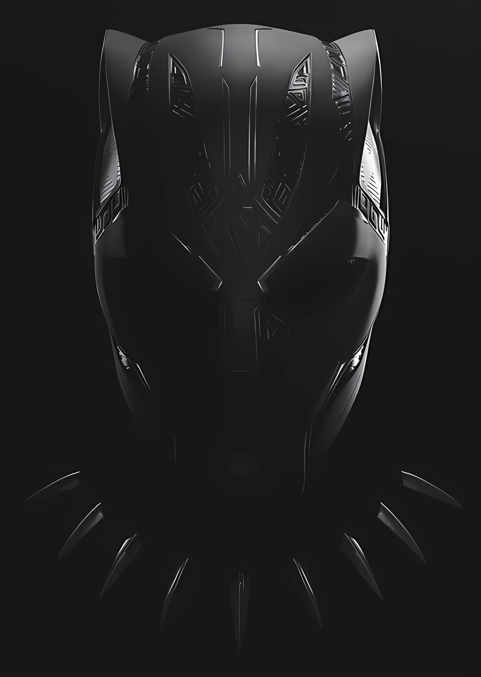 Black Panther: Wakanda Forever Maskesi metal tablo