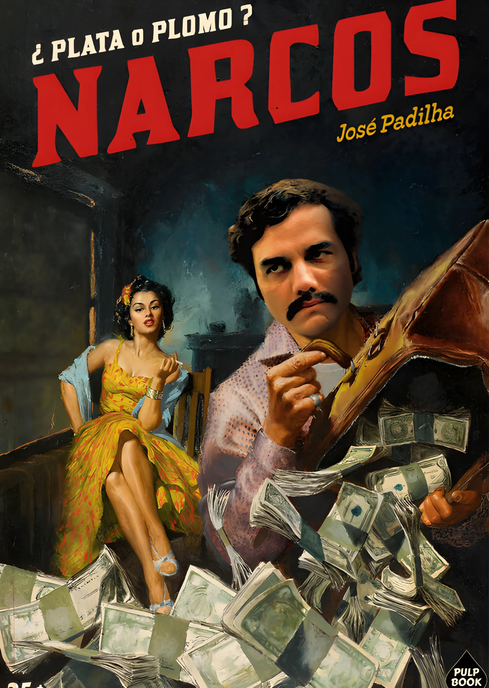 Narcos: Plata o Plomo · Pulp Kapak metal tablo